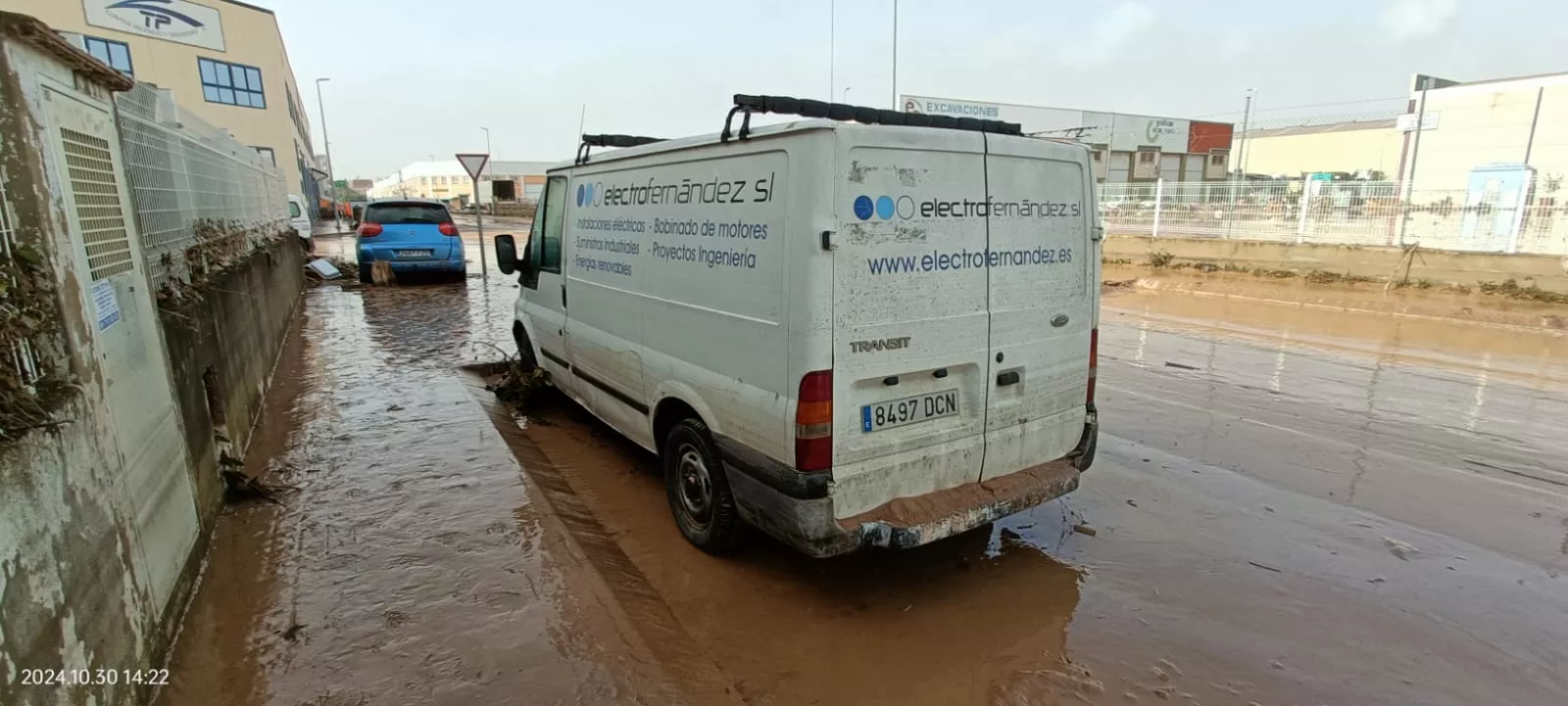 Polígonos industriales en Valencia devastados por la dana
