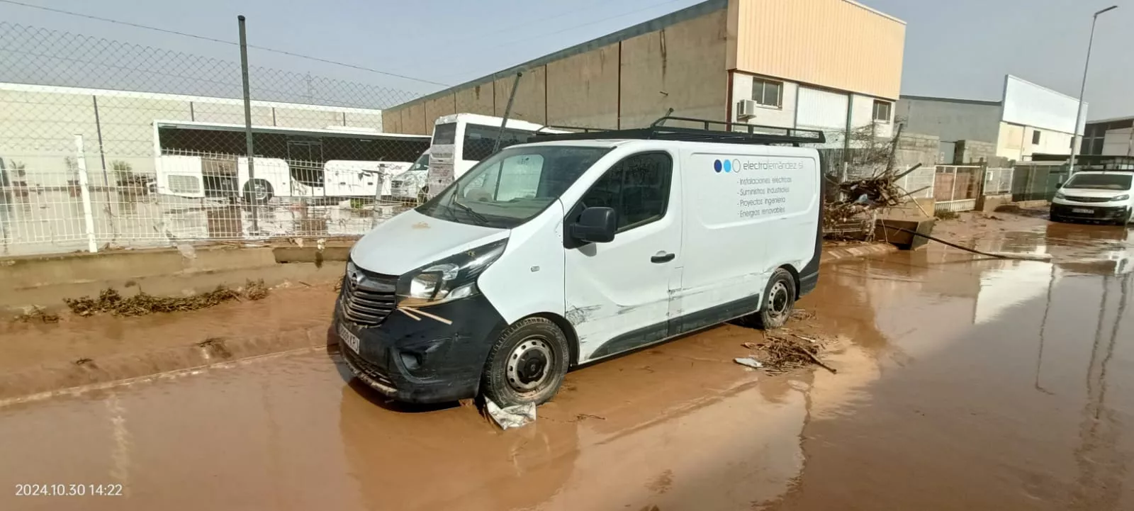 Polígonos industriales en Valencia devastados por la dana