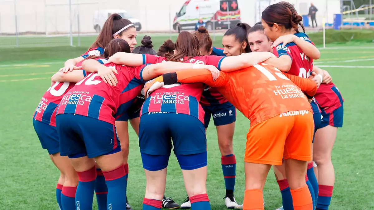 La SD Huesca Femenino visita a Osasuna en Tajonar. Foto: SD Huesca