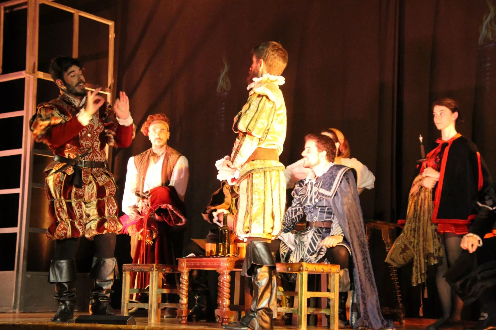 Don Juan Tenorio en el centro cultural de Robres. Foto Carlos Neofato