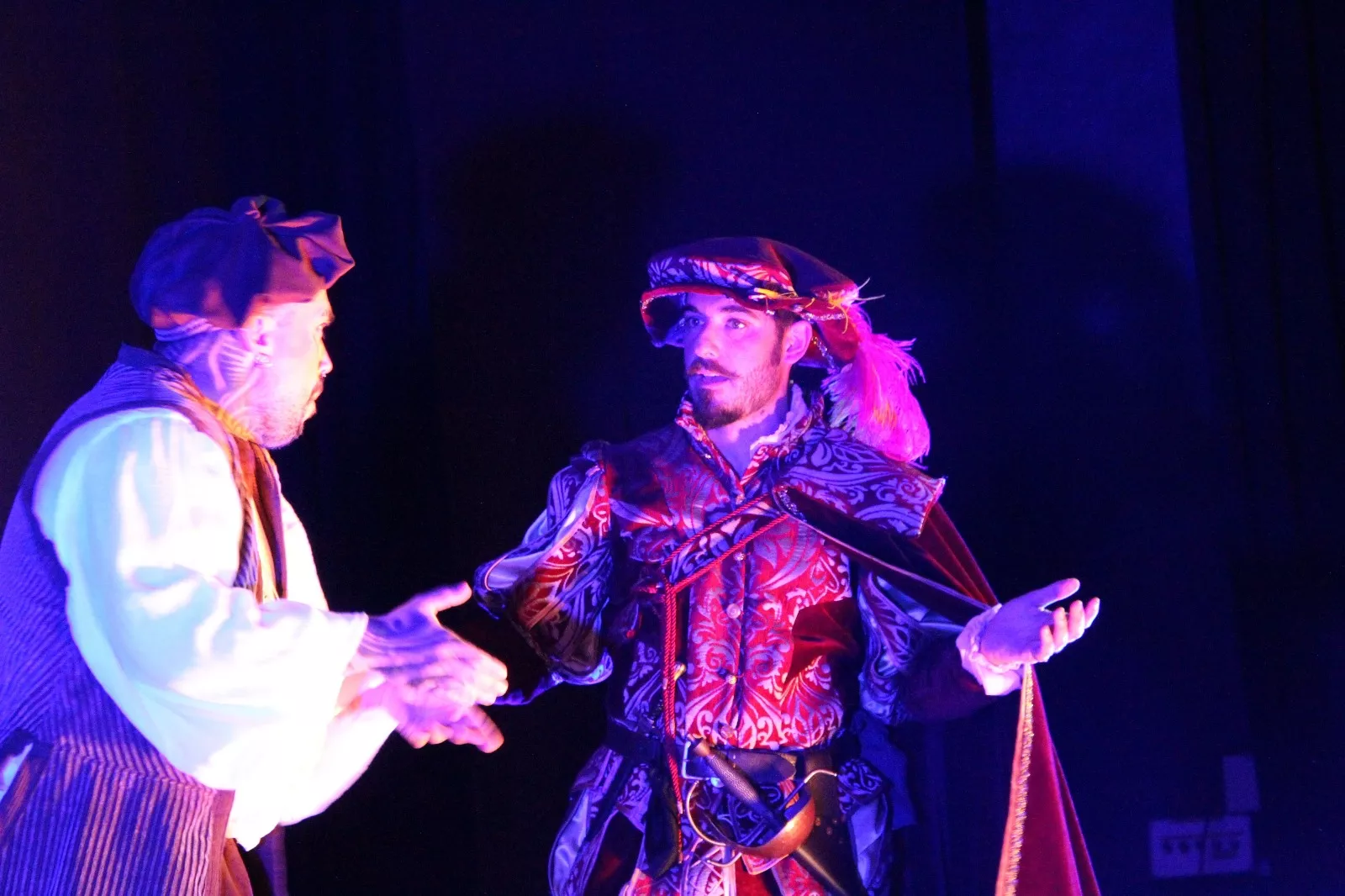 Don Juan Tenorio en el centro cultural de Robres. Foto Carlos Neofato