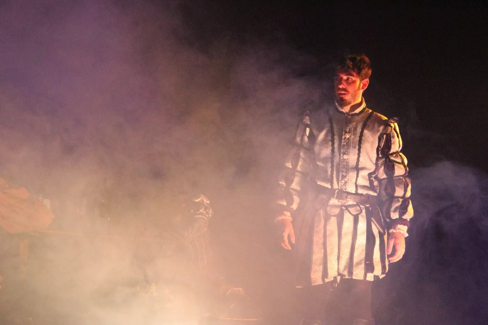 Don Juan Tenorio en el centro cultural de Robres. Foto Carlos Neofato