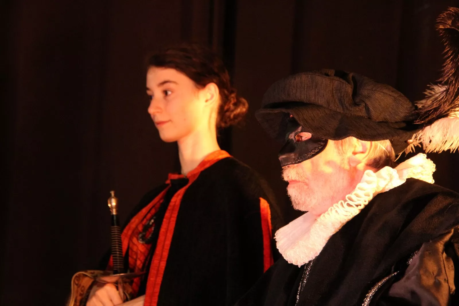 Don Juan Tenorio en el centro cultural de Robres. Foto Carlos Neofato