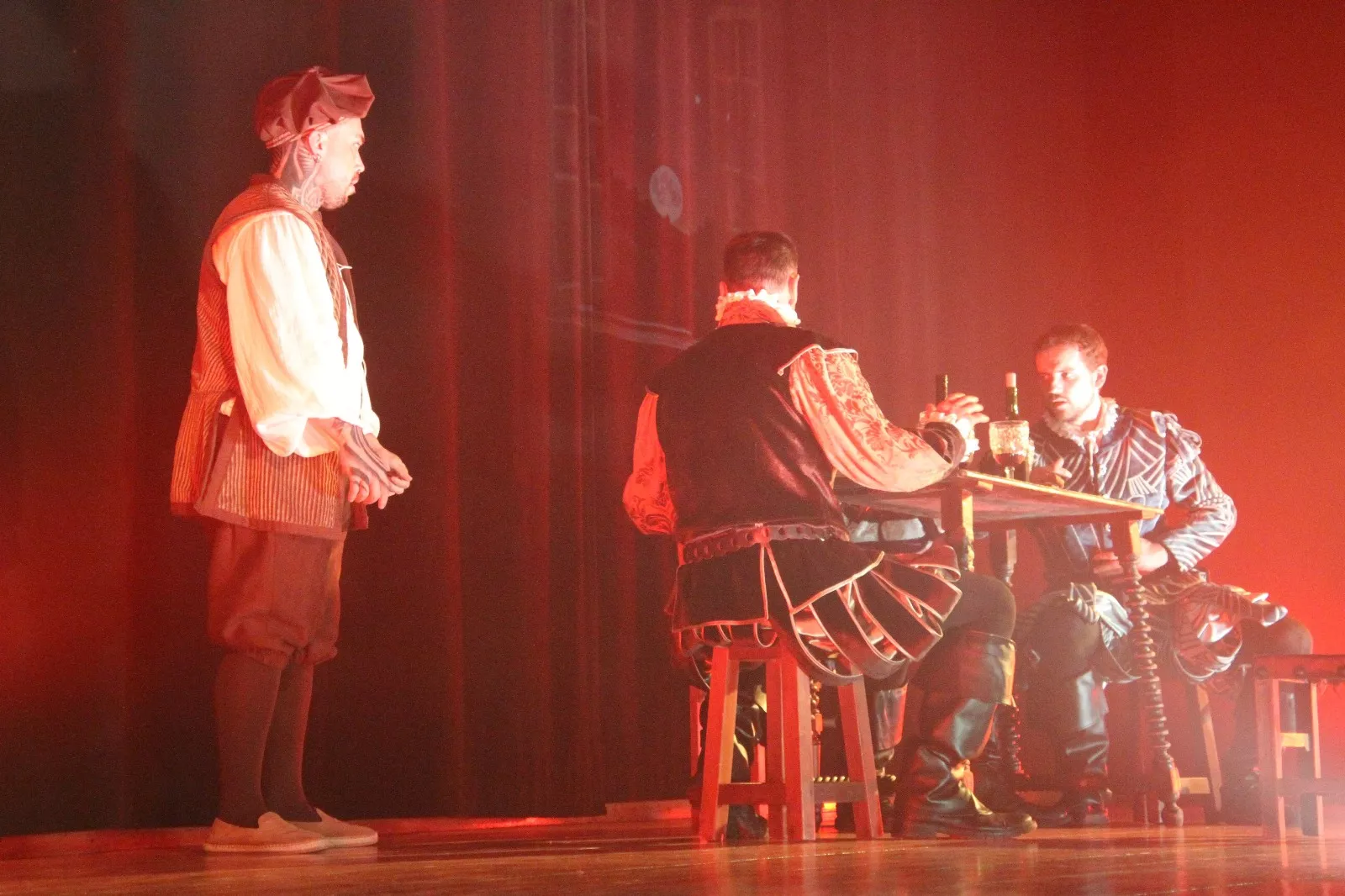 Don Juan Tenorio en el centro cultural de Robres. Foto Carlos Neofato