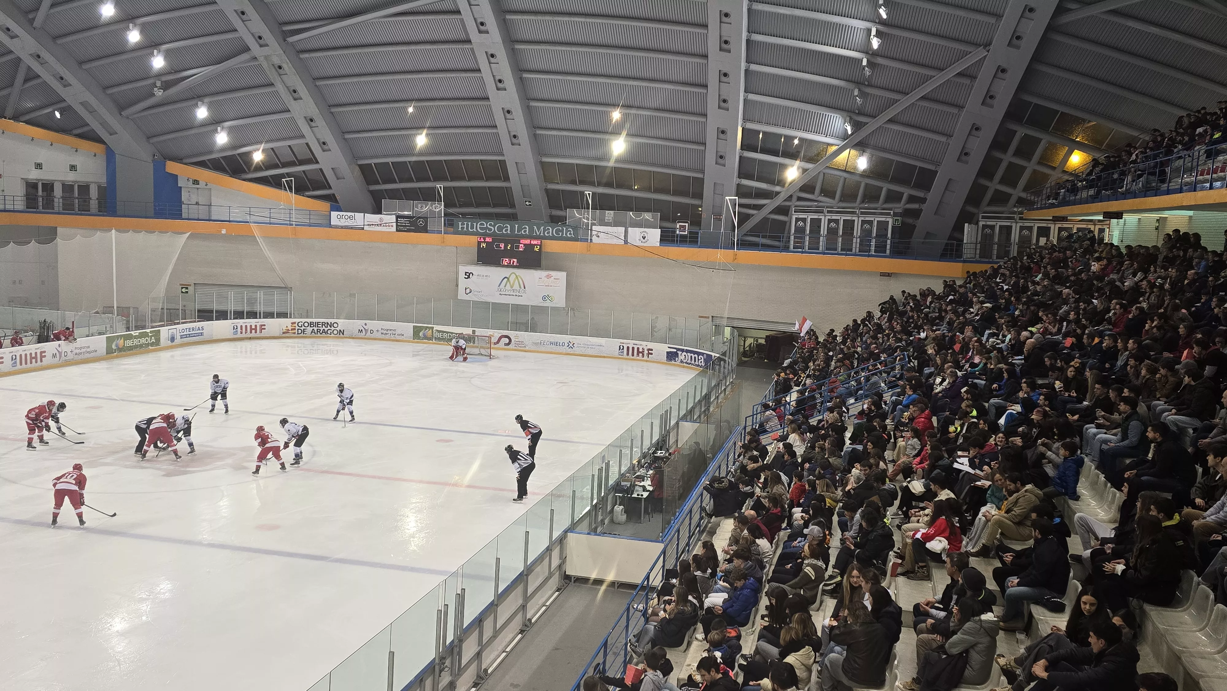 Partido CH Jaca-Huarte. CHJ HUARTE. FOTO CHJ REBECA RUIZ.