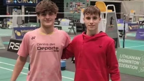 Gonzalo Isabal y Alejandro Gállego en Lituania. Gonzalo Isabal y Alejandro Gállego en Lituania.