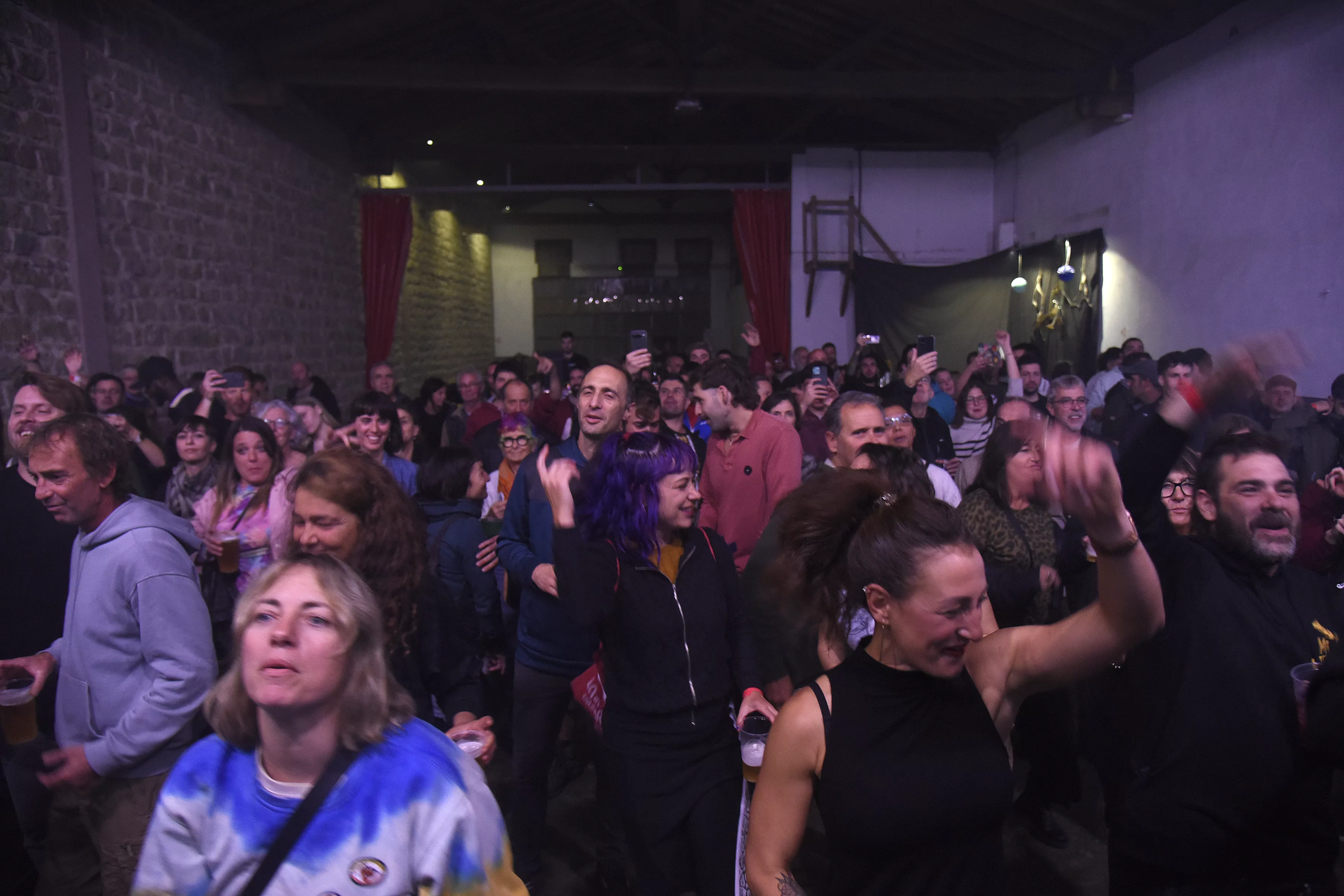 Actividad del Festival Extrarradios el sábado en Ayerbe. Foto Javier Blasco