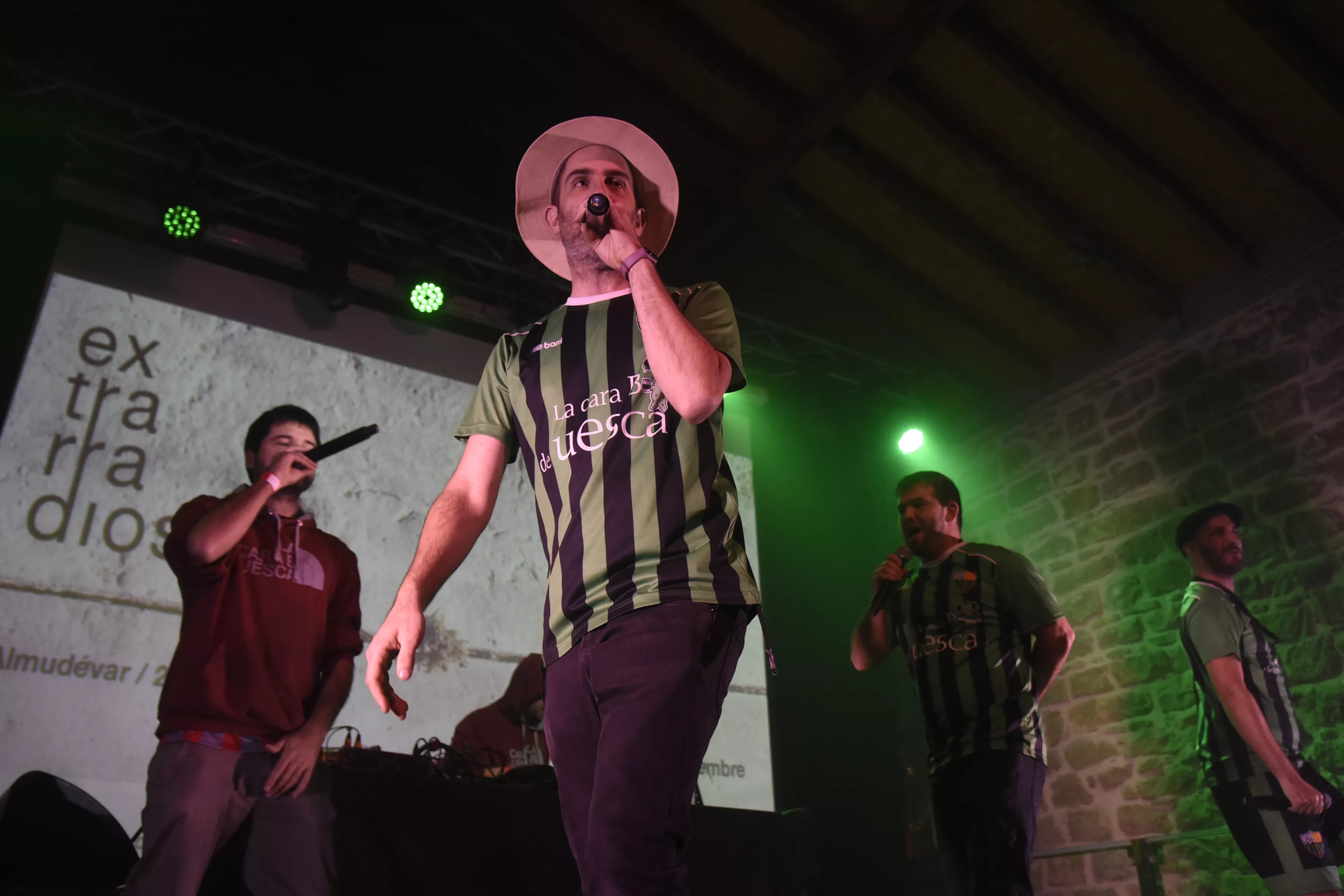 Actividad del Festival Extrarradios el sábado en Ayerbe. Foto Javier Blasco