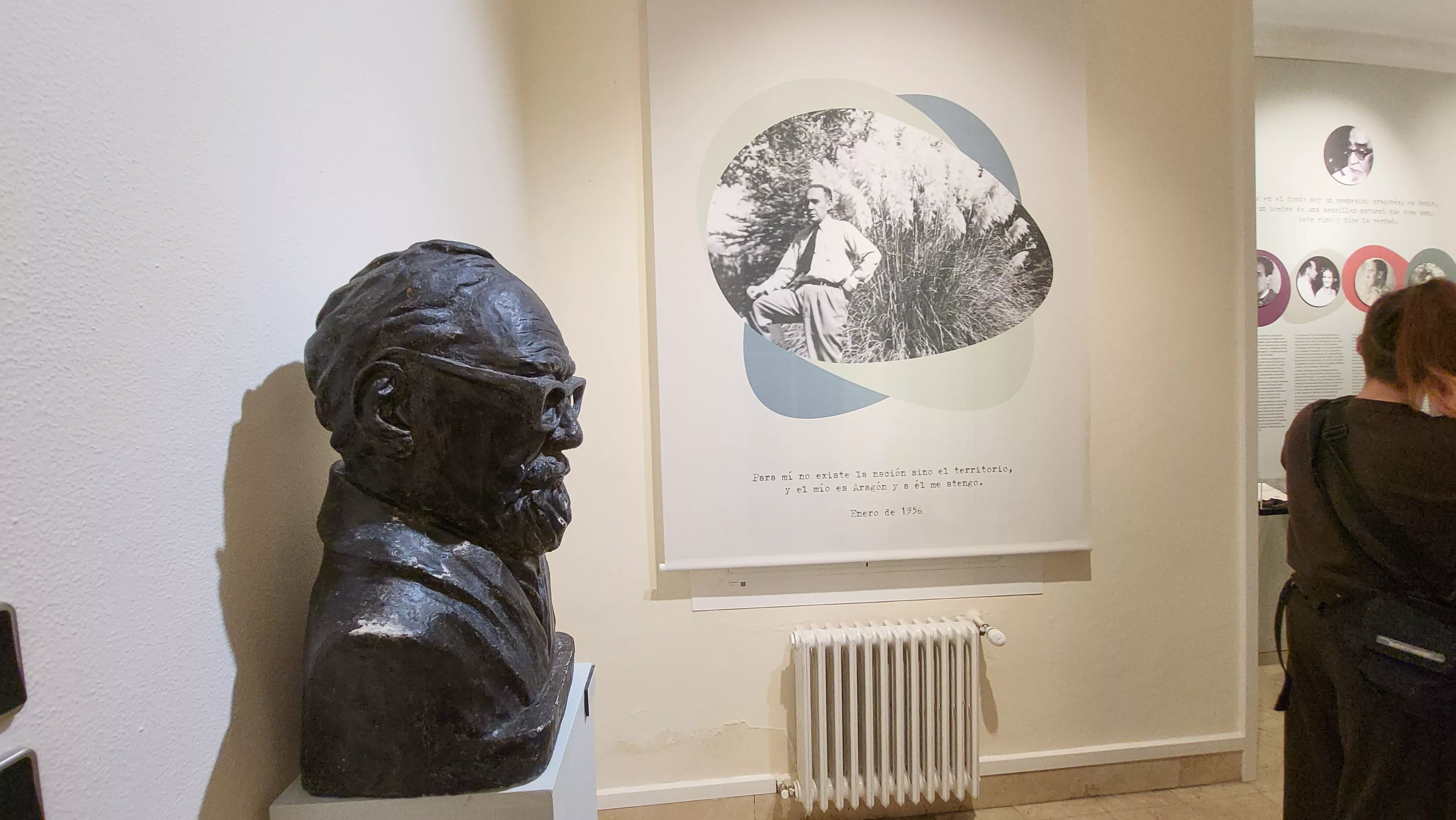 Visita guiada al Instituto de Estudios Altoaragoneses en la celebración de su 75 aniversario. Foto Mercedes Manterola