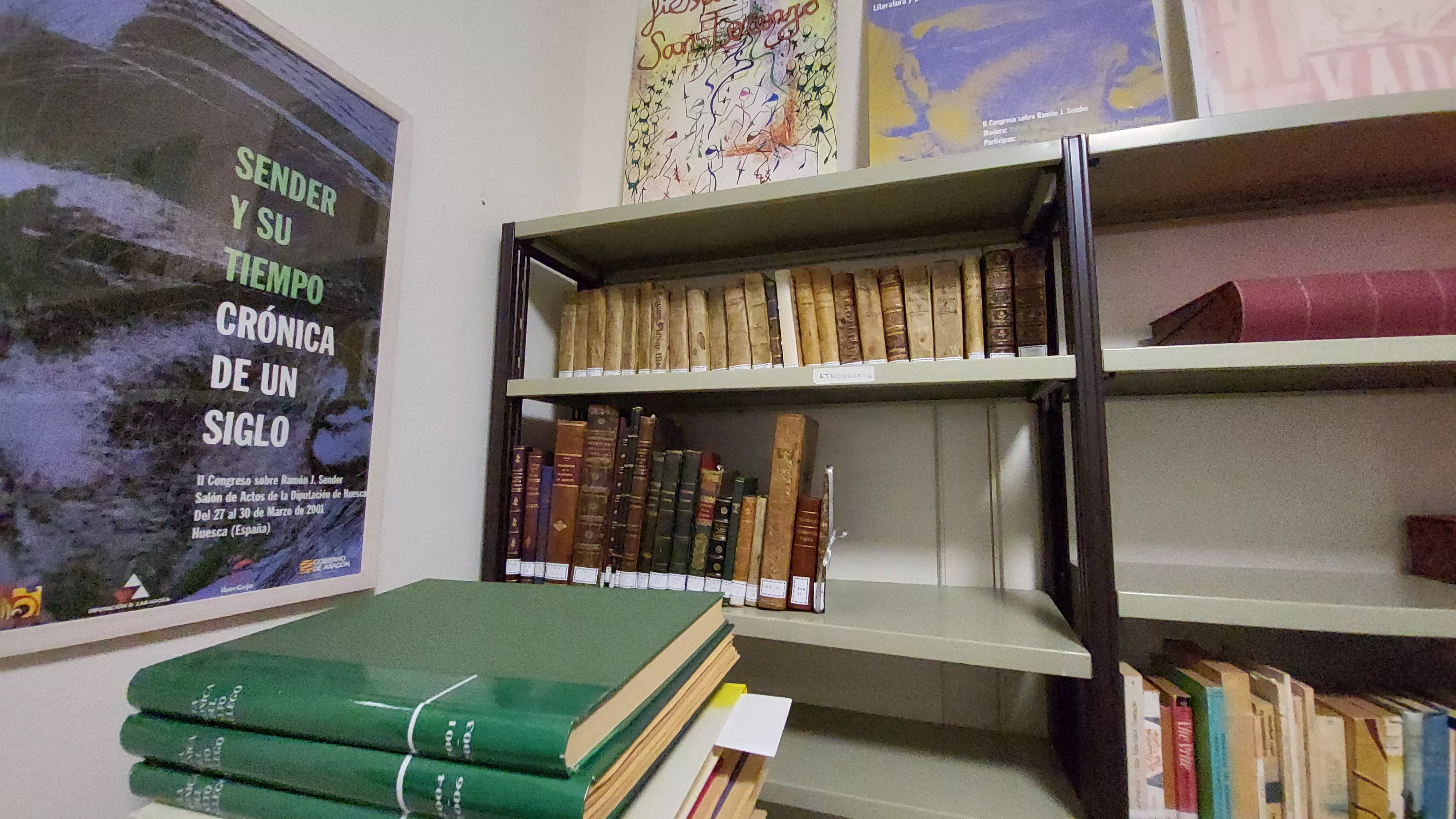 Visita guiada al Instituto de Estudios Altoaragoneses en la celebración de su 75 aniversario. Foto Mercedes Manterola