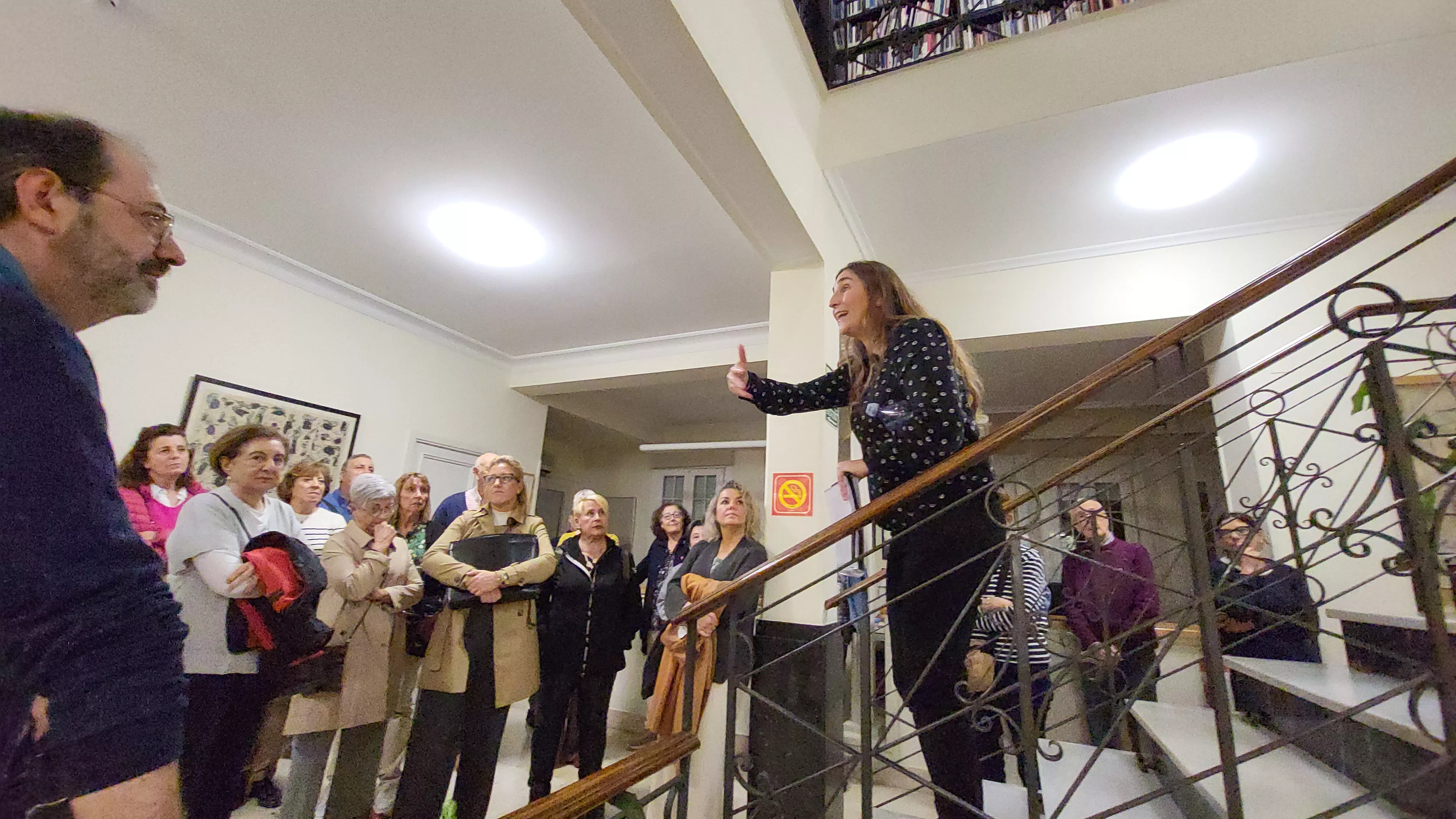 Visita guiada al Instituto de Estudios Altoaragoneses en la celebración de su 75 aniversario. Foto Mercedes Manterola