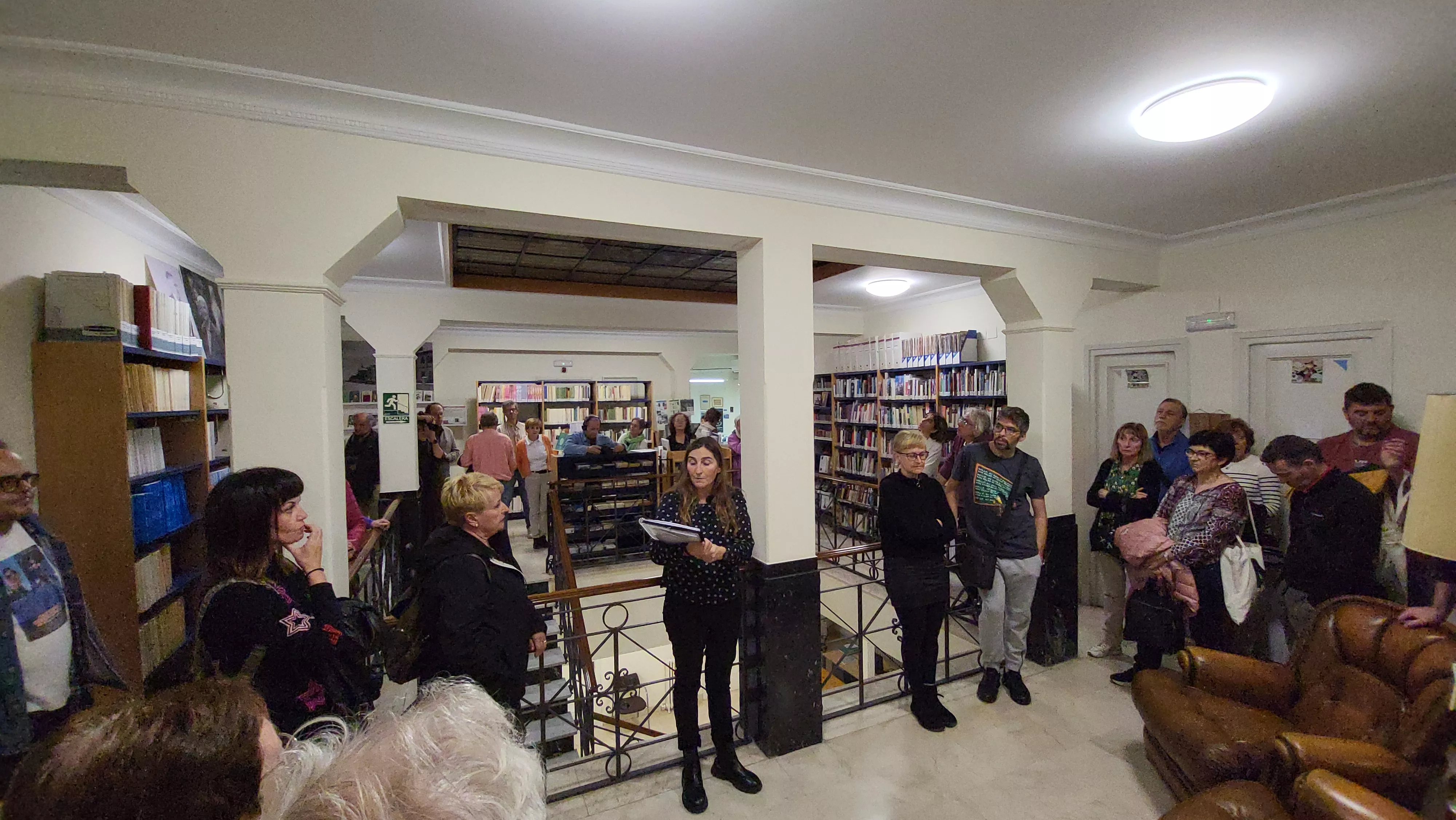 Visita guiada al Instituto de Estudios Altoaragoneses en la celebración de su 75 aniversario. Foto Mercedes Manterola