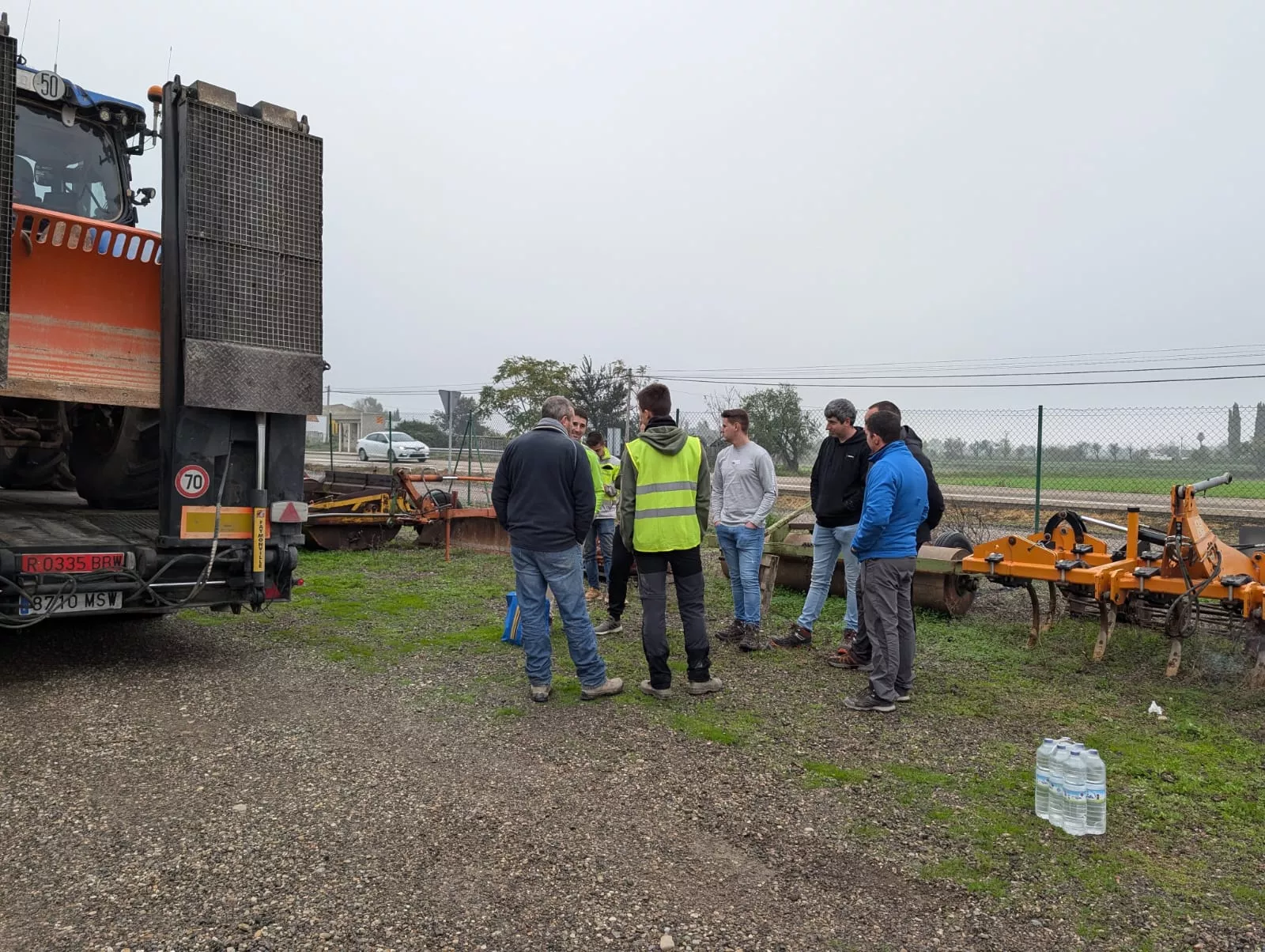 Tractores de Aega para combatir los efectos de la dana