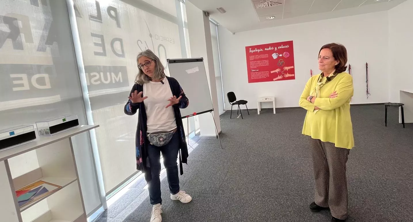 Instalaciones del Museo de las Matemáticas de Aragón. Foto Mercedes Manterola