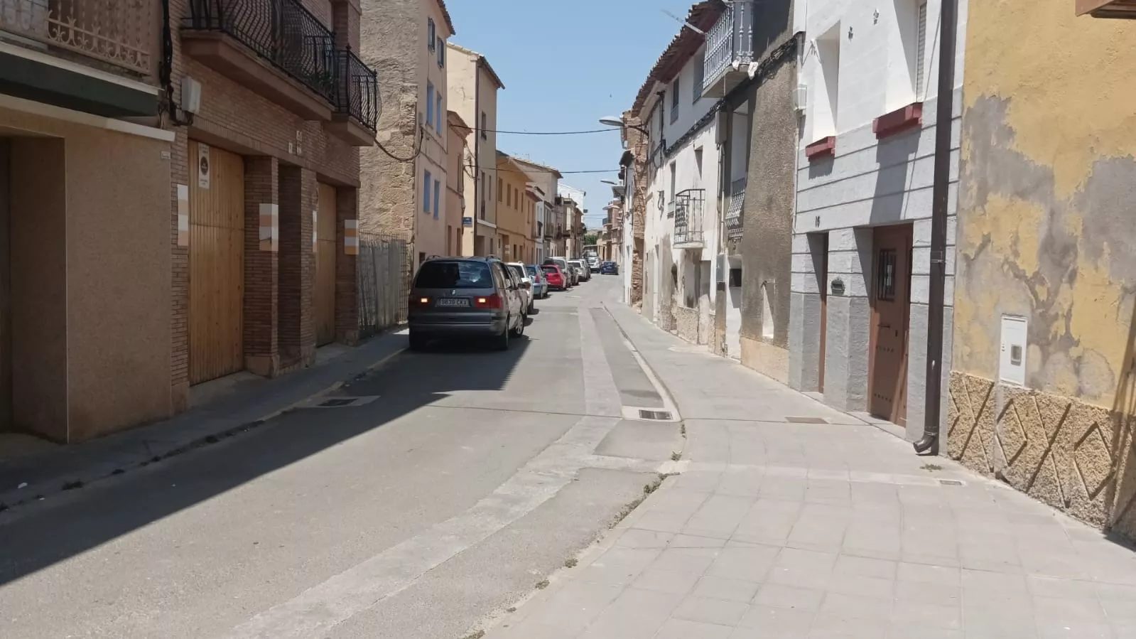 Calle Monzón de Binéfar
