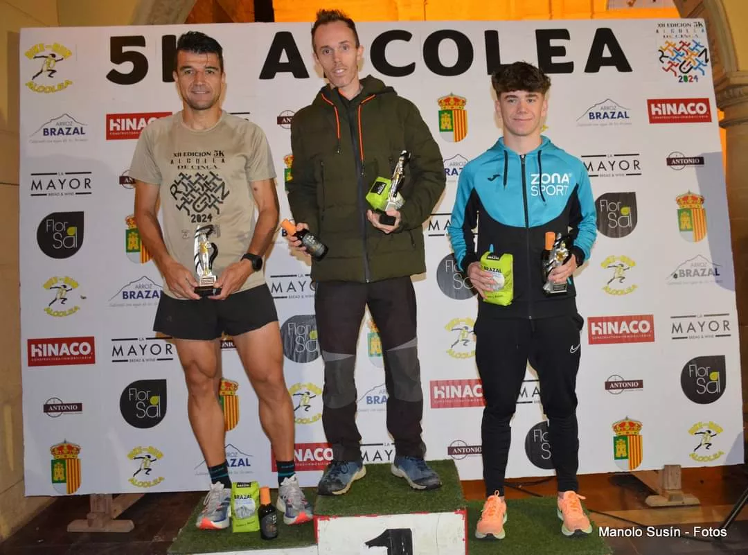 Podio absoluta masculina. Foto Manolo Susín