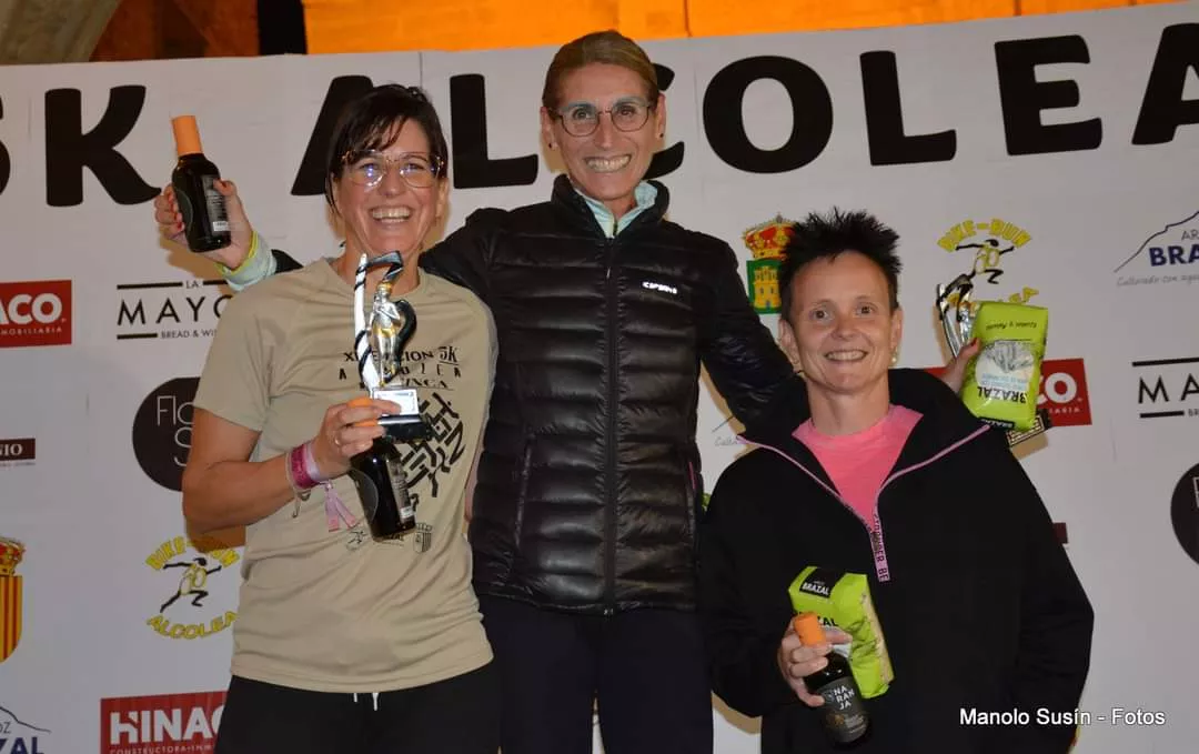 Podio veteranas femeninas. Foto Manolo Susín