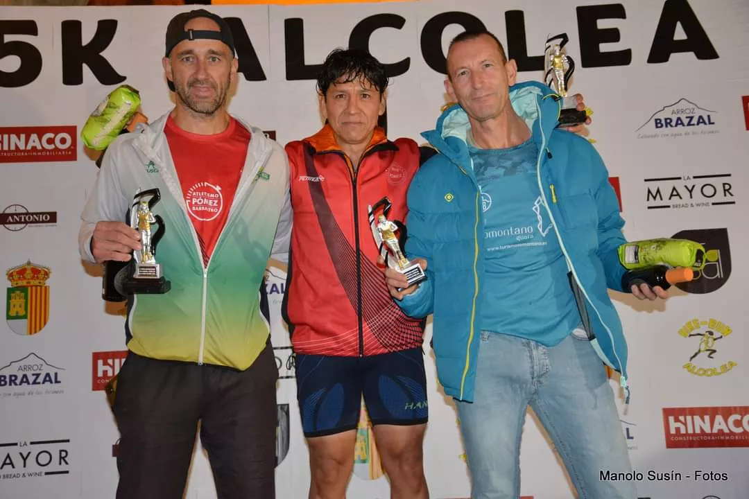 Podio veteranos masculino. Foto Manolo Susín