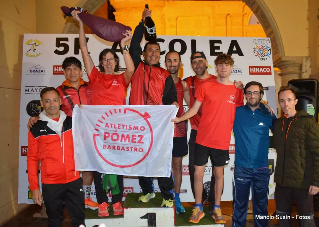 Atletismo Pómez, club más numeroso. Foto Manolo Susín