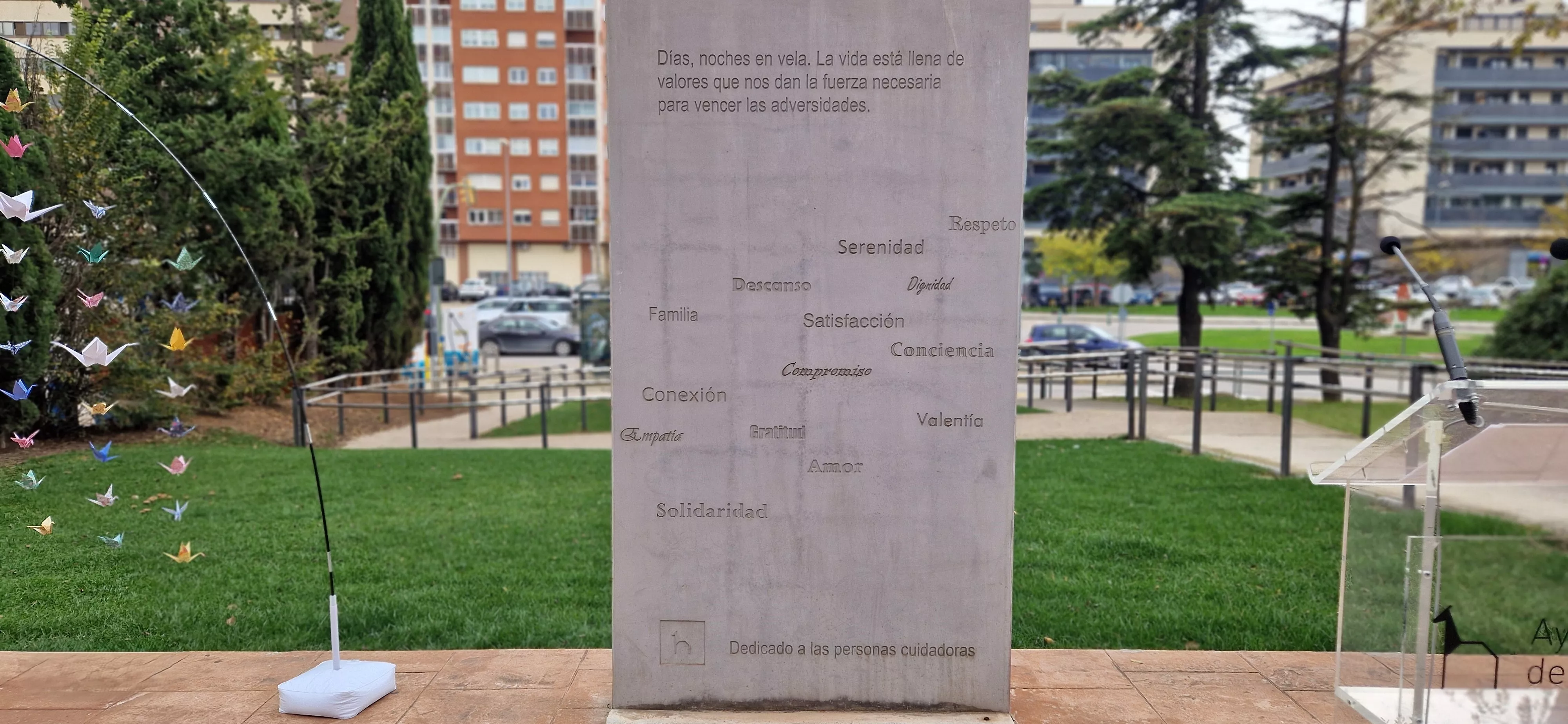  Día Internacional de las Personas Cuidadoras en Huesca. Foto Myriam Martínez 