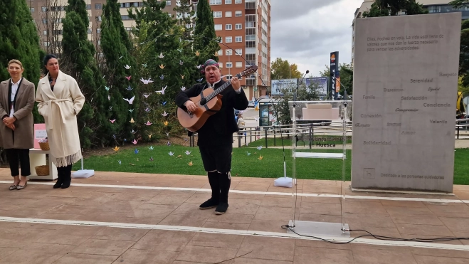 Día Internacional de las Personas Cuidadoras en Huesca. Foto Myriam Martínez Día Internacional de las Personas Cuidadoras en Huesca. Foto Myriam Martínez