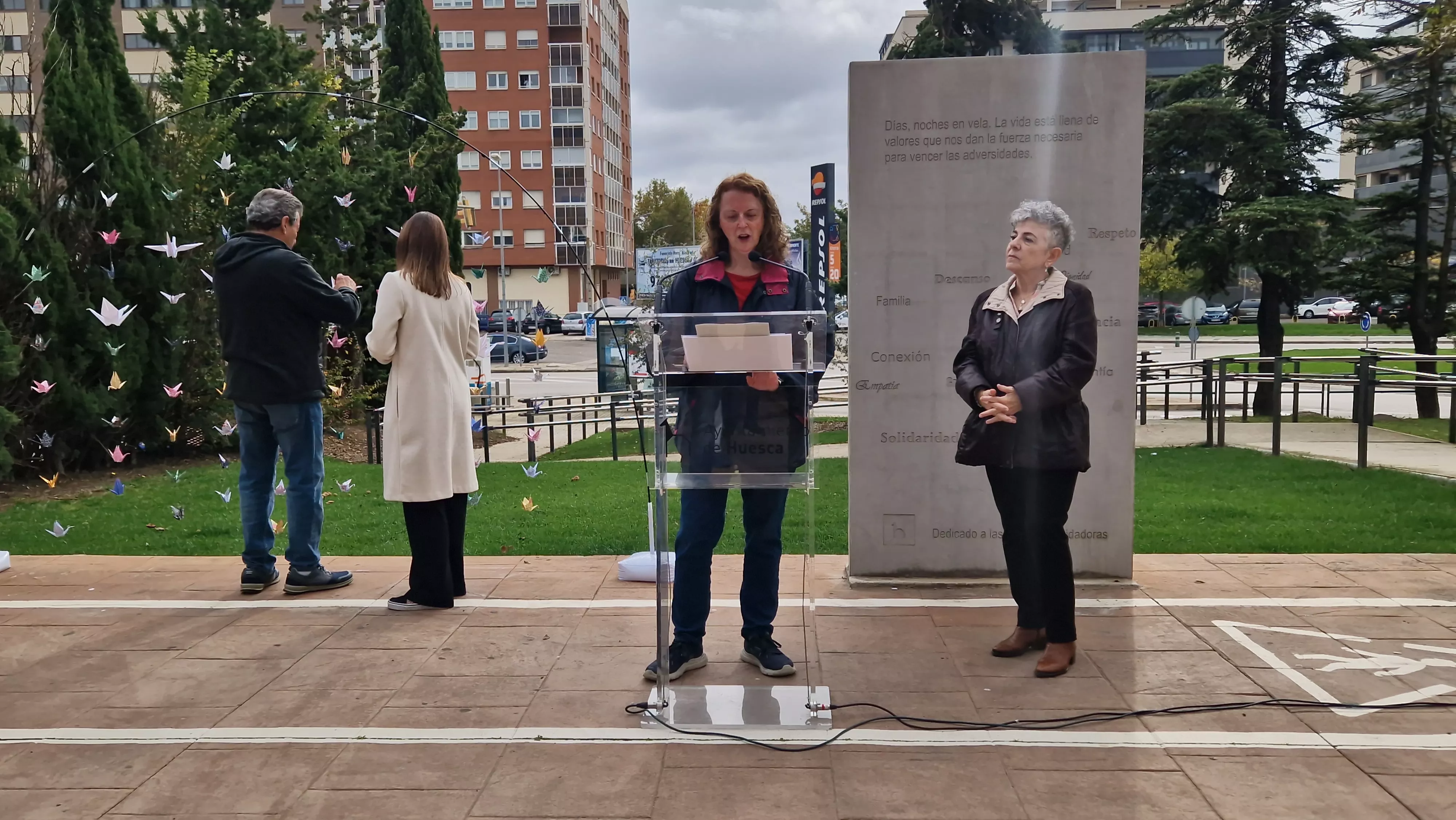  Día Internacional de las Personas Cuidadoras en Huesca. Foto Myriam Martínez 