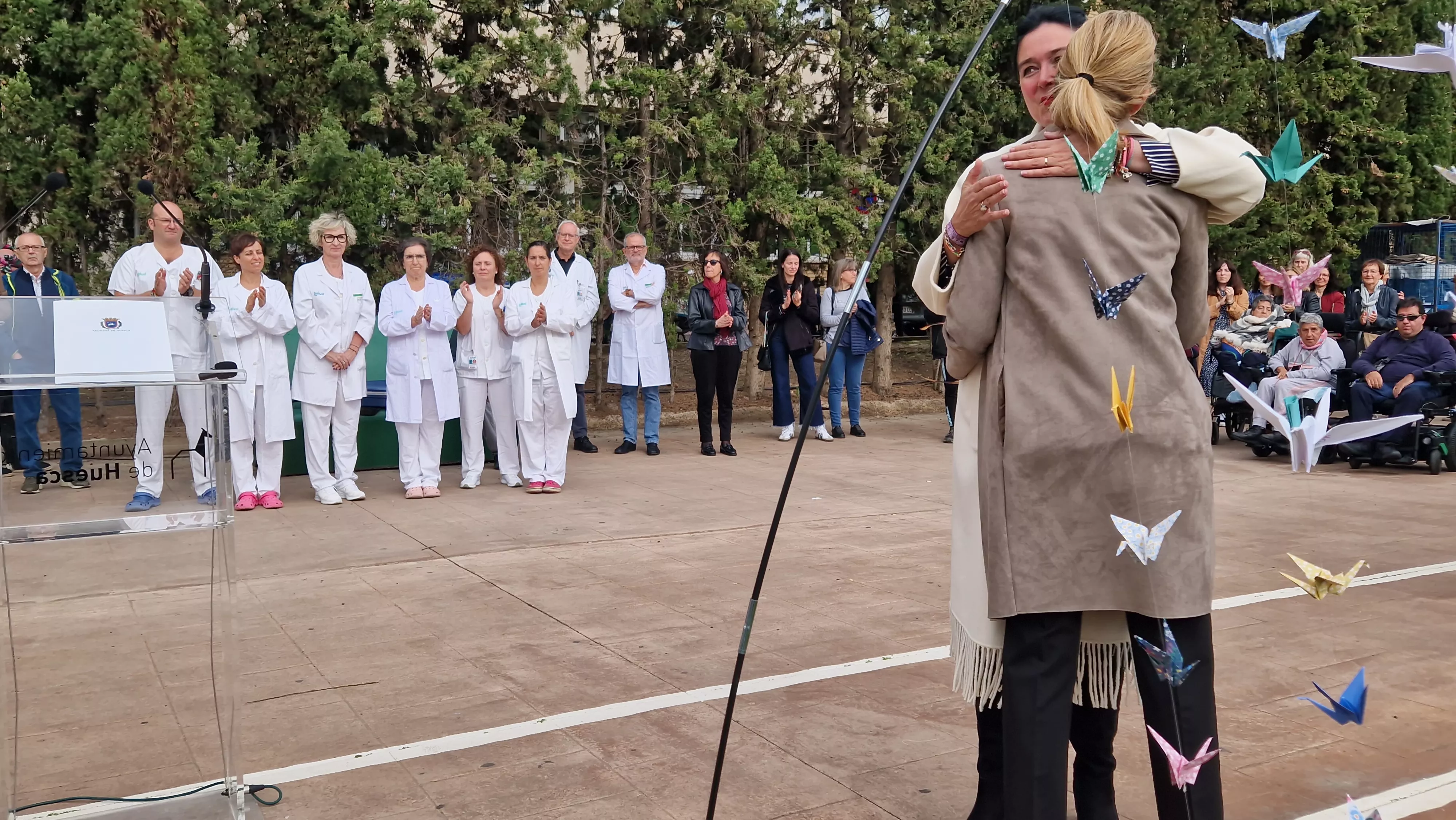  Día Internacional de las Personas Cuidadoras en Huesca. Foto Myriam Martínez 