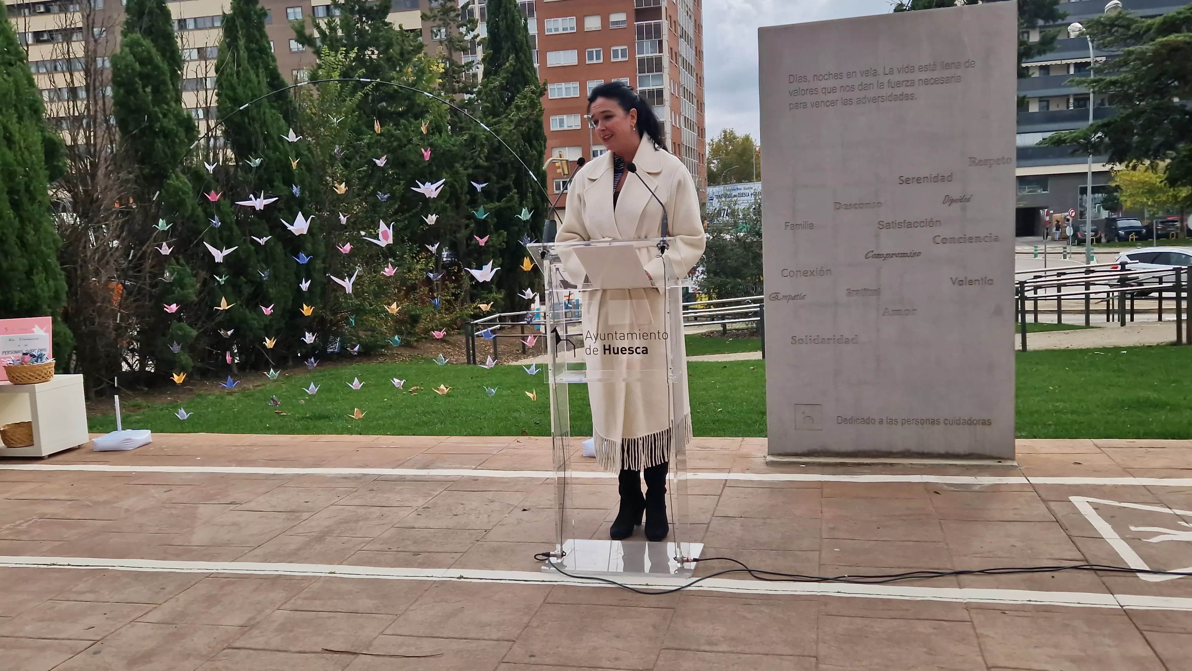  Día Internacional de las Personas Cuidadoras en Huesca. Foto Myriam Martínez 