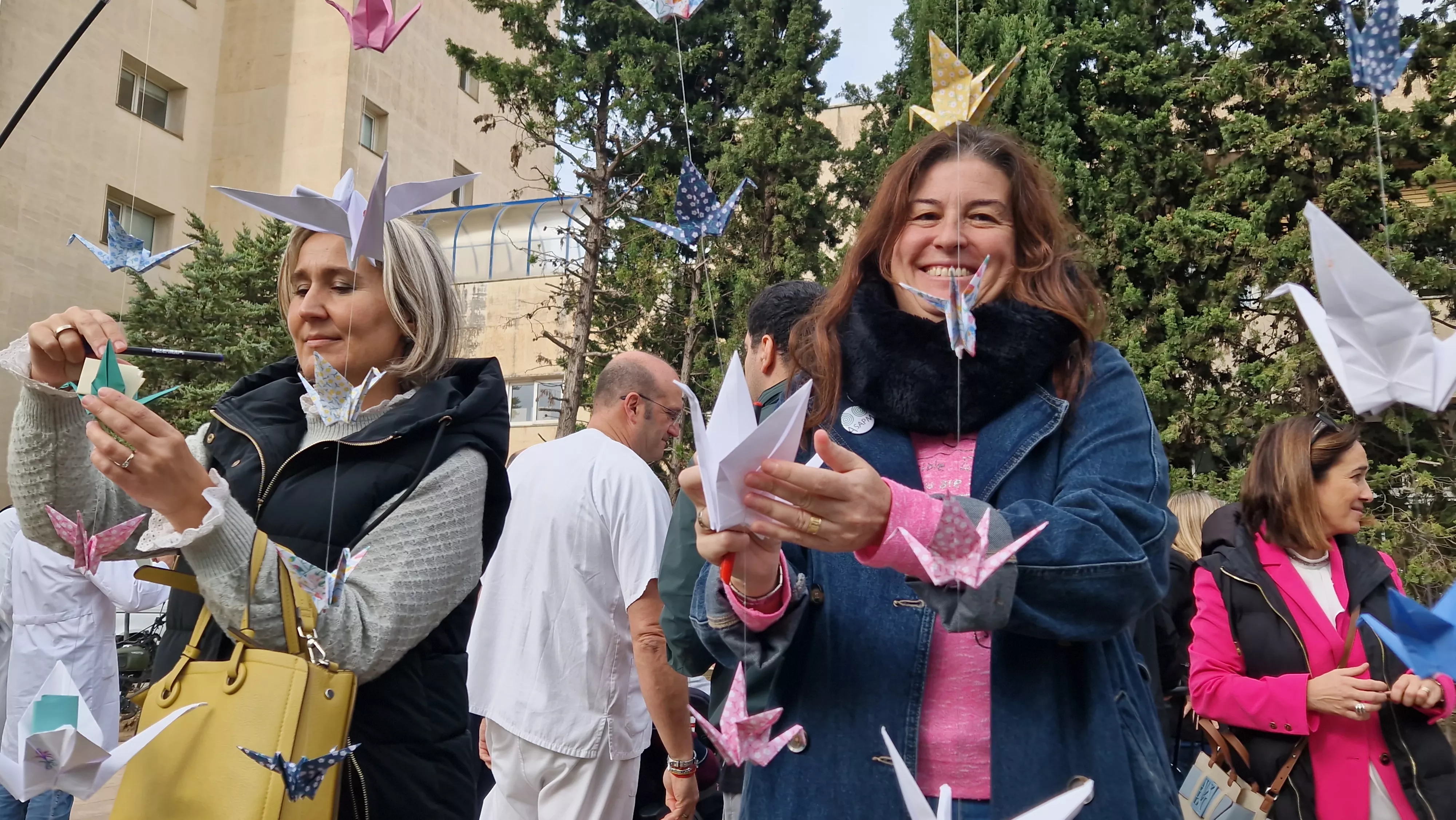 Día Internacional de las Personas Cuidadoras en Huesca. Foto Myriam Martínez