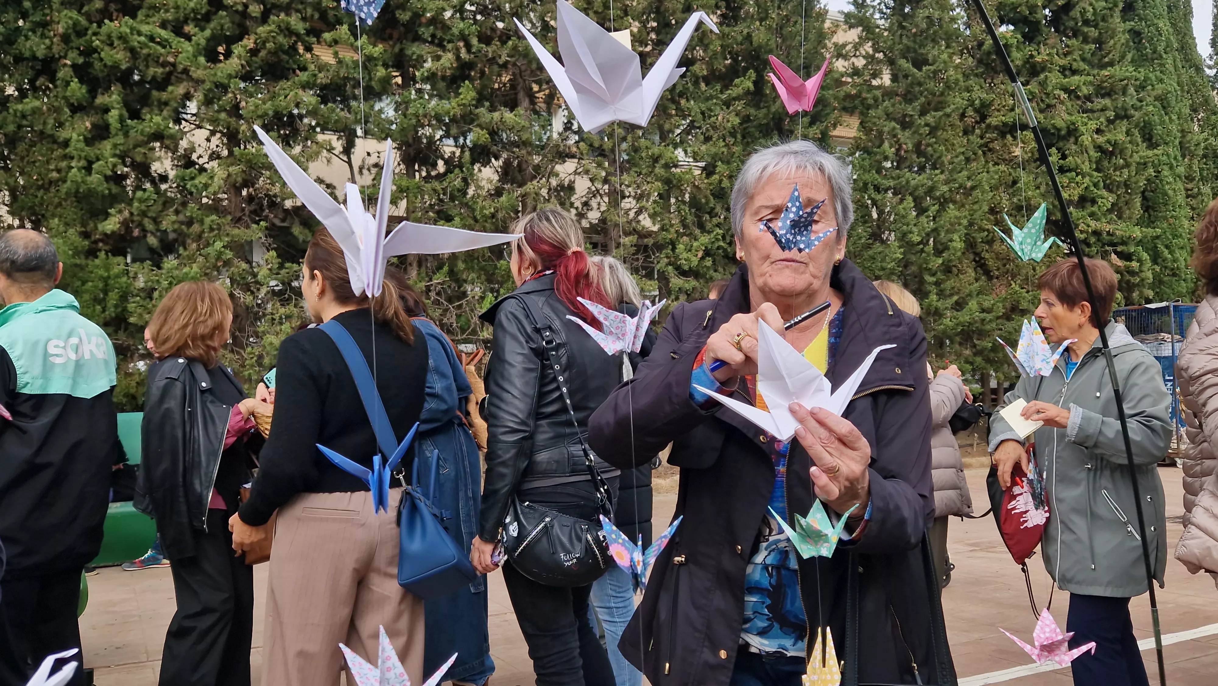 Día Internacional de las Personas Cuidadoras en Huesca. Foto Myriam Martínez 