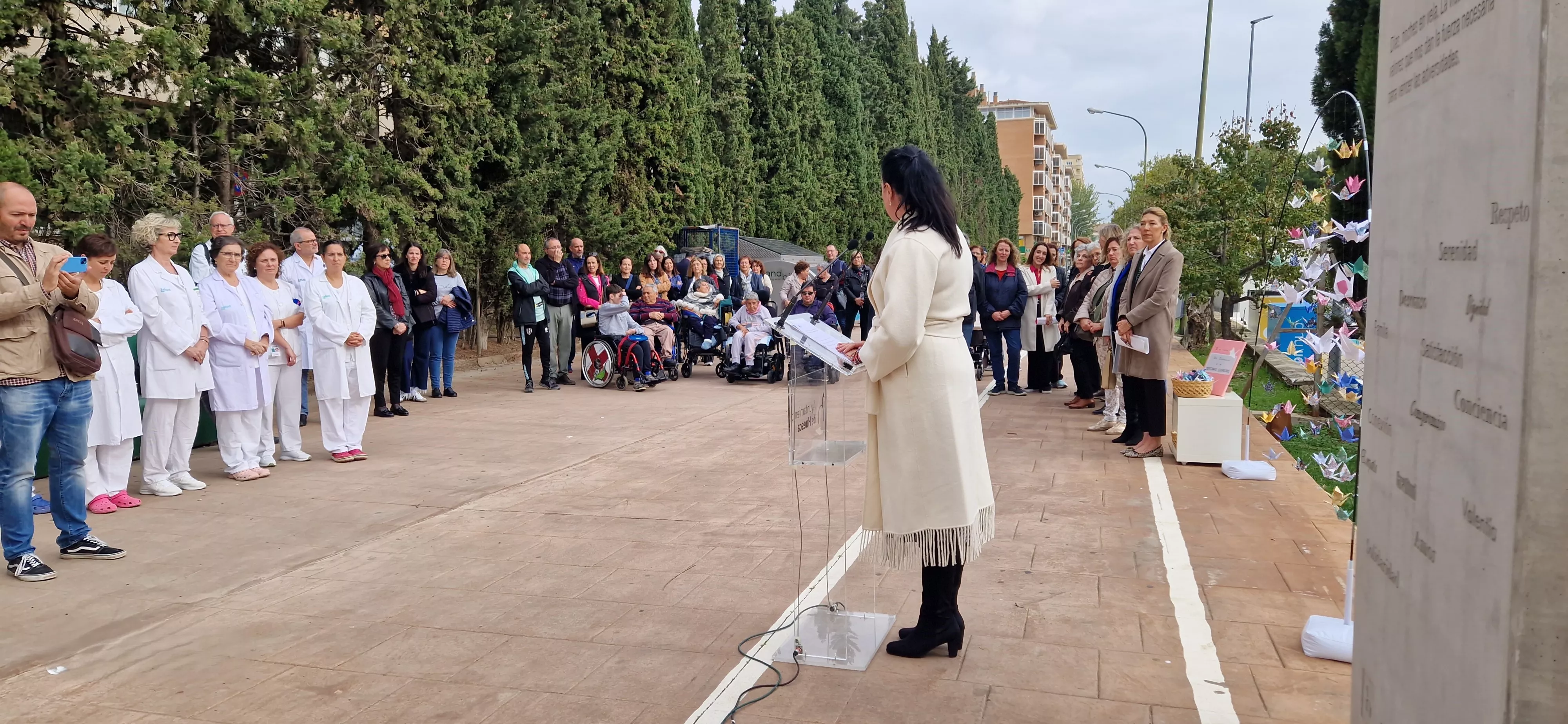 Día Internacional de las Personas Cuidadoras en Huesca. Foto Myriam Martínez