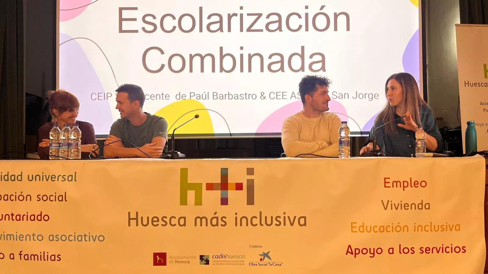 Jornada  “Educación inclusiva y acoso escolar” del Campus de Huesca. Foto Mercedes Manterola