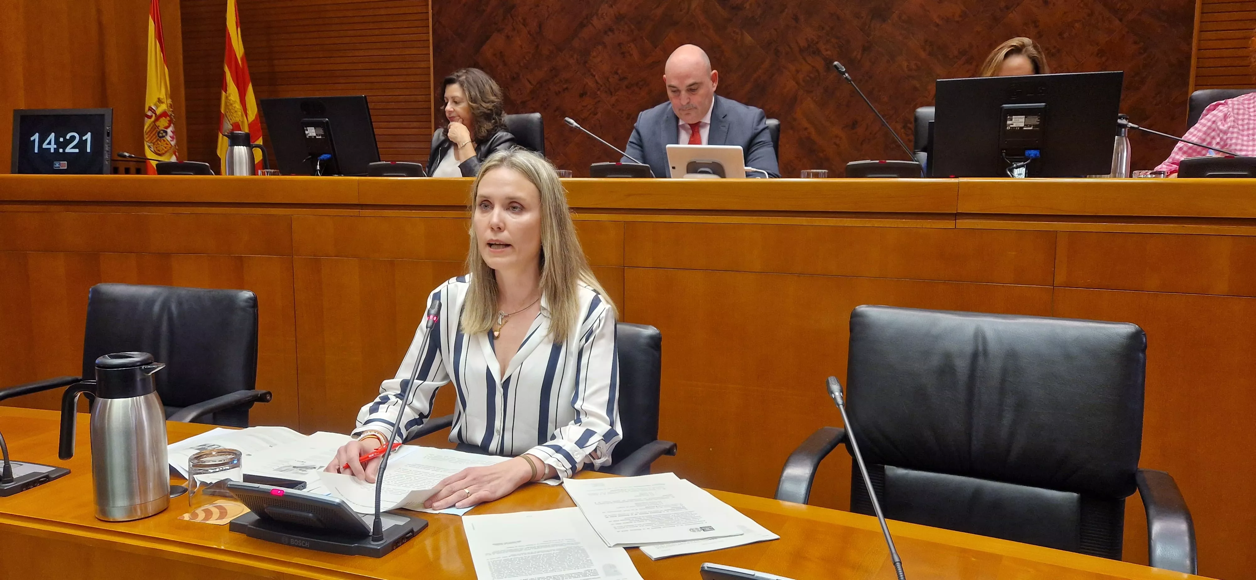 Pilar Borraz ha anunciado que los médicos que opten por puestos de difícil cobertura en Aragón podrán hacerse fijos.