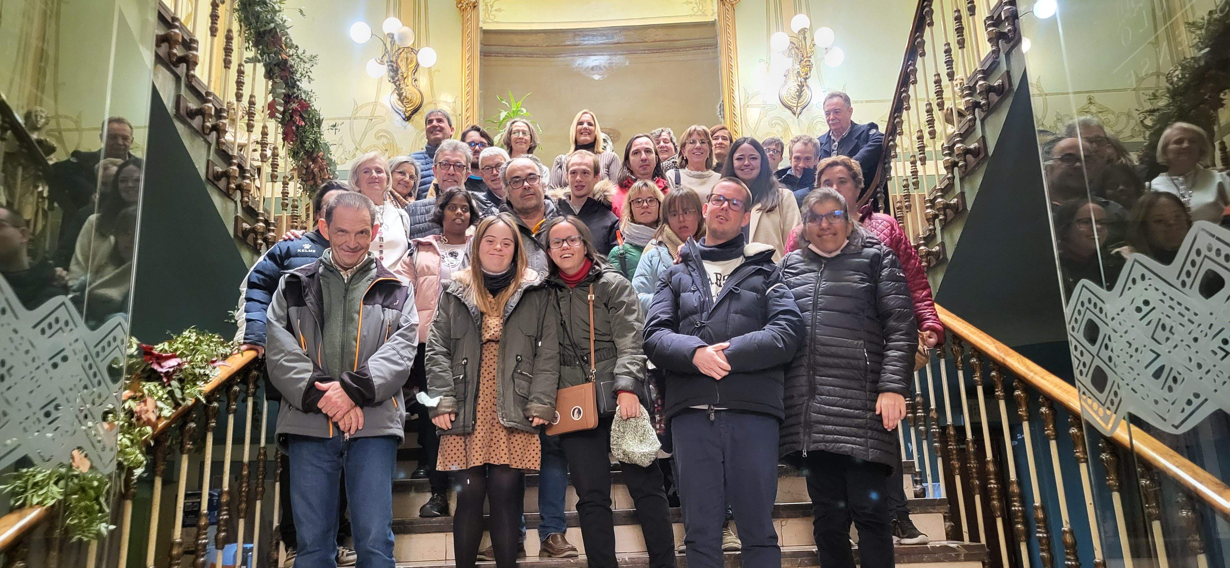 Imagen tomada en Huesca en 2022, con motivo del Día de la Discapacidad. Foto Myriam Martínez 
