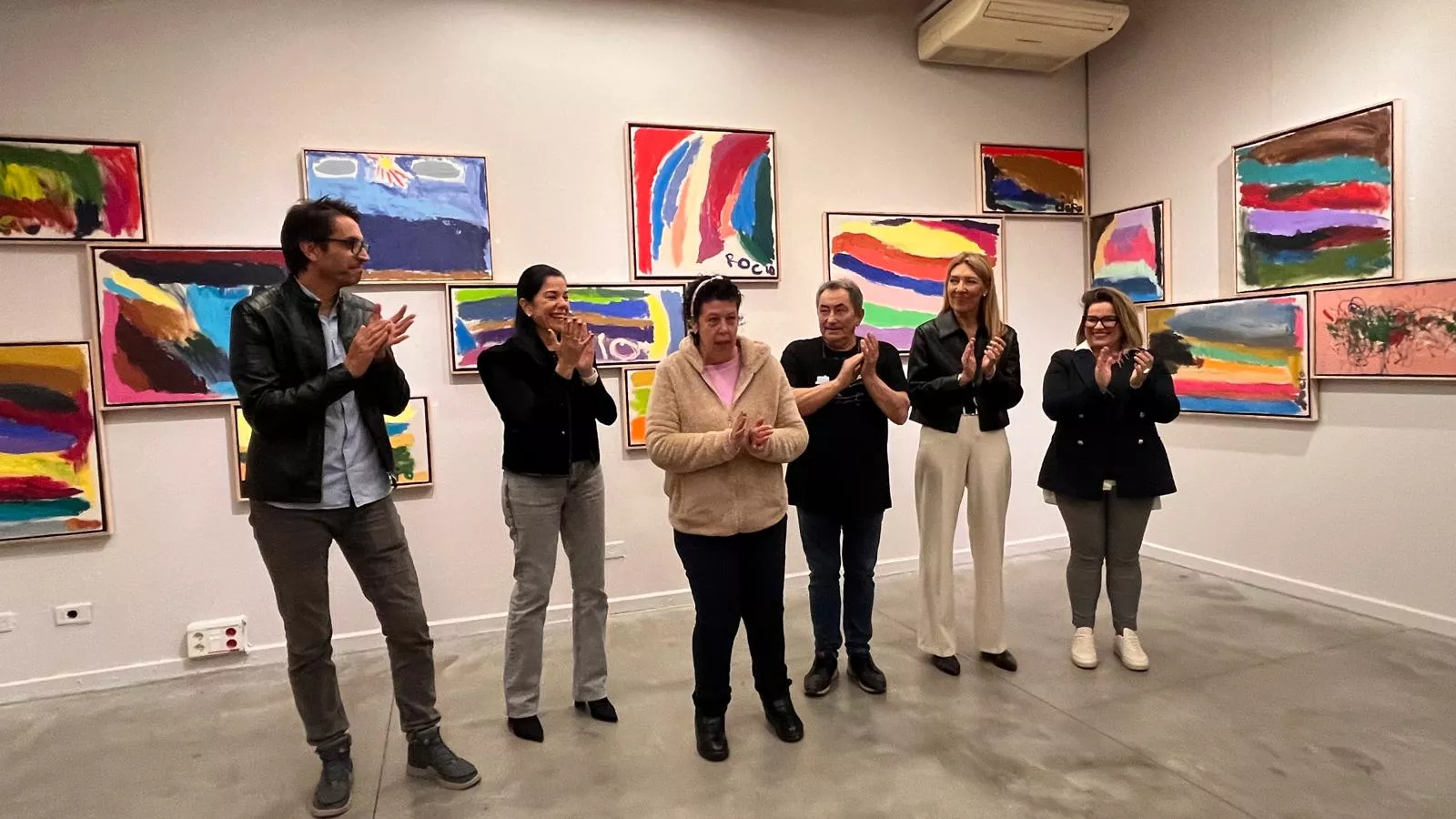 Inauguración de la exposición de Rocío Suárez en el Centro Cultural Manuel Benito Moliner. Foto Mercedes Manterola