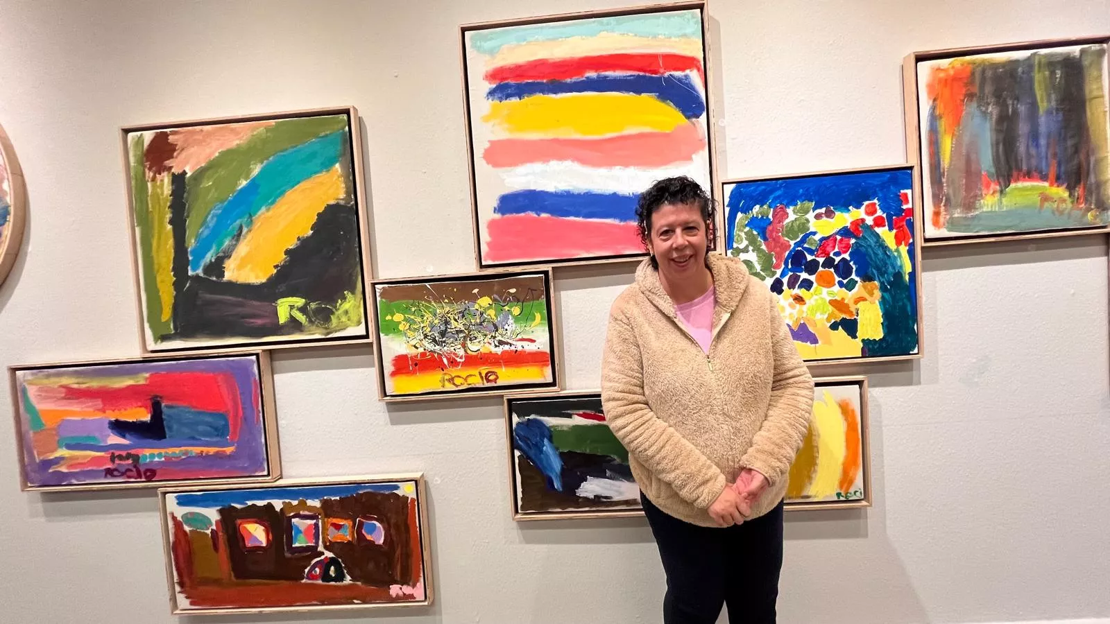 Inauguración de la exposición de Rocío Suárez en el Centro Cultural Manuel Benito Moliner. Foto Mercedes Manterola