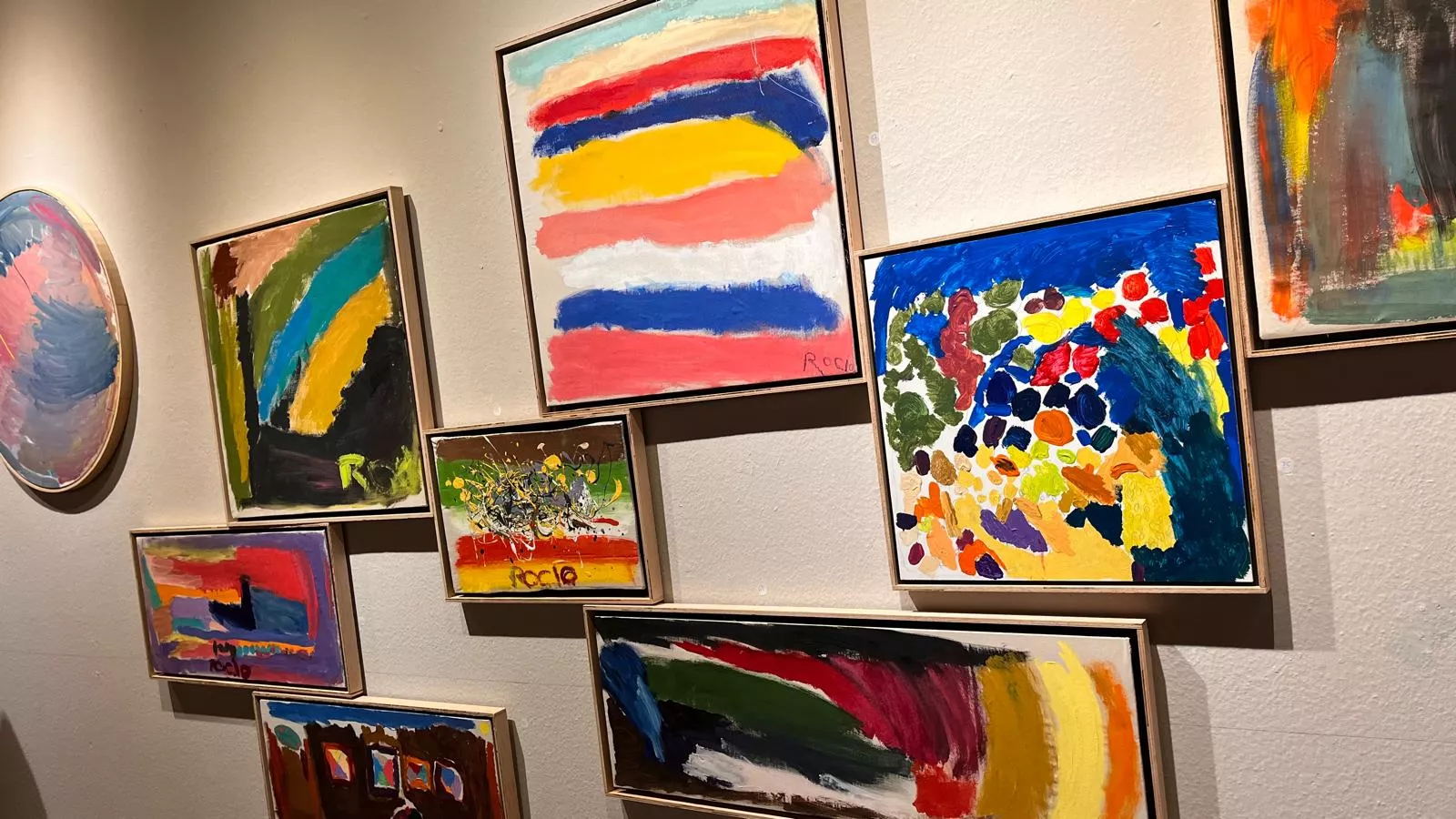 Inauguración de la exposición de Rocío Suárez en el Centro Cultural Manuel Benito Moliner. Foto Mercedes Manterola