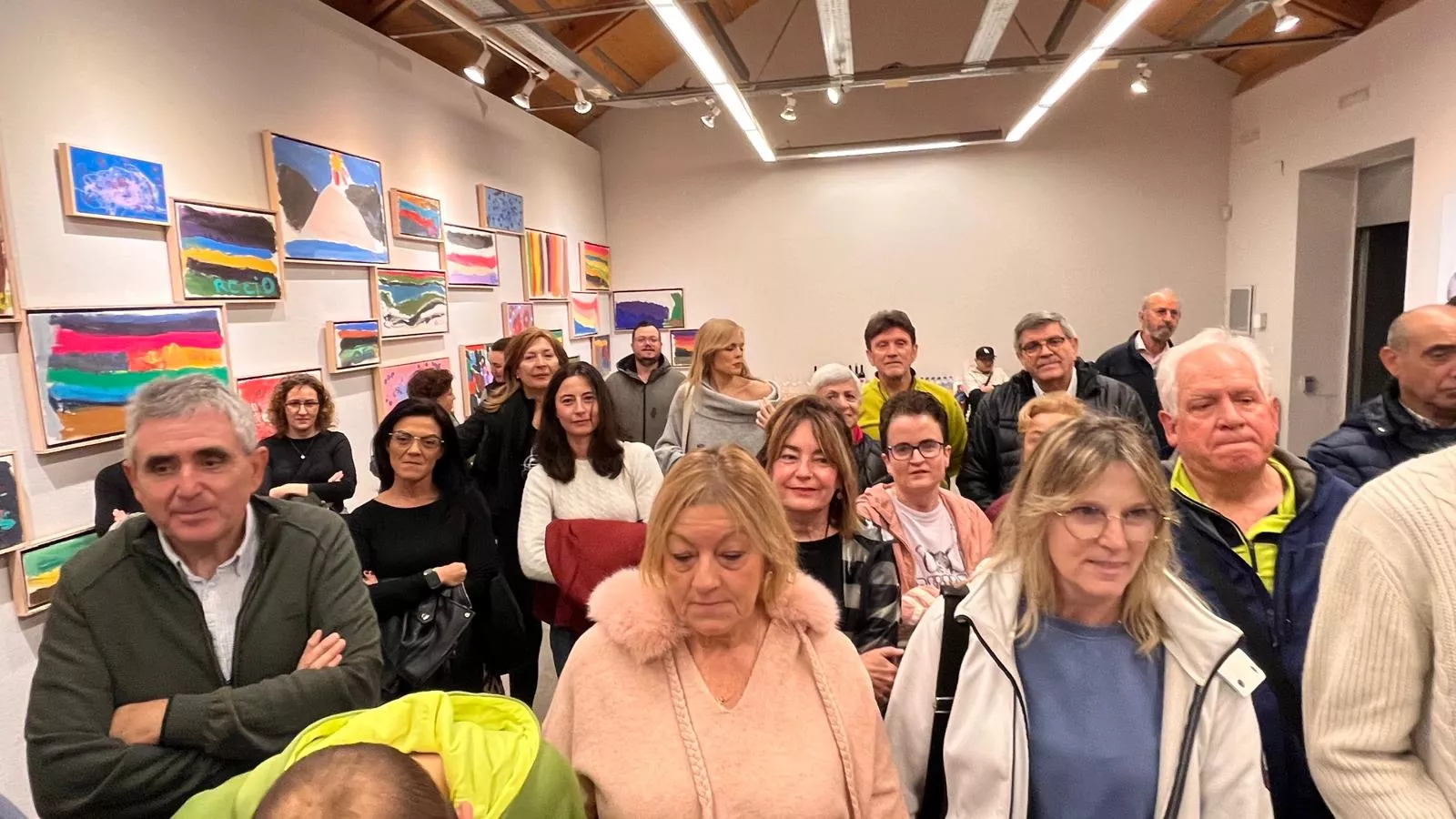 Inauguración de la exposición de Rocío Suárez en el Centro Cultural Manuel Benito Moliner. Foto Mercedes Manterola