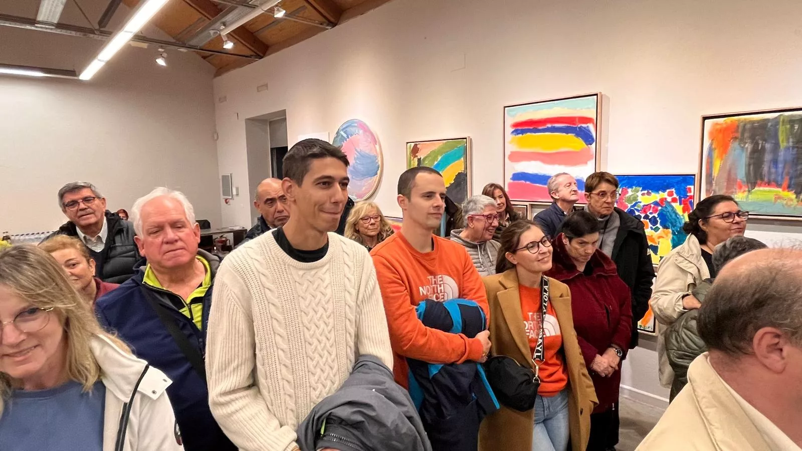 Inauguración de la exposición de Rocío Suárez en el Centro Cultural Manuel Benito Moliner. Foto Mercedes Manterola