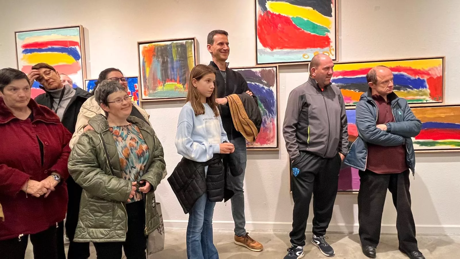 Inauguración de la exposición de Rocío Suárez en el Centro Cultural Manuel Benito Moliner. Foto Mercedes Manterola