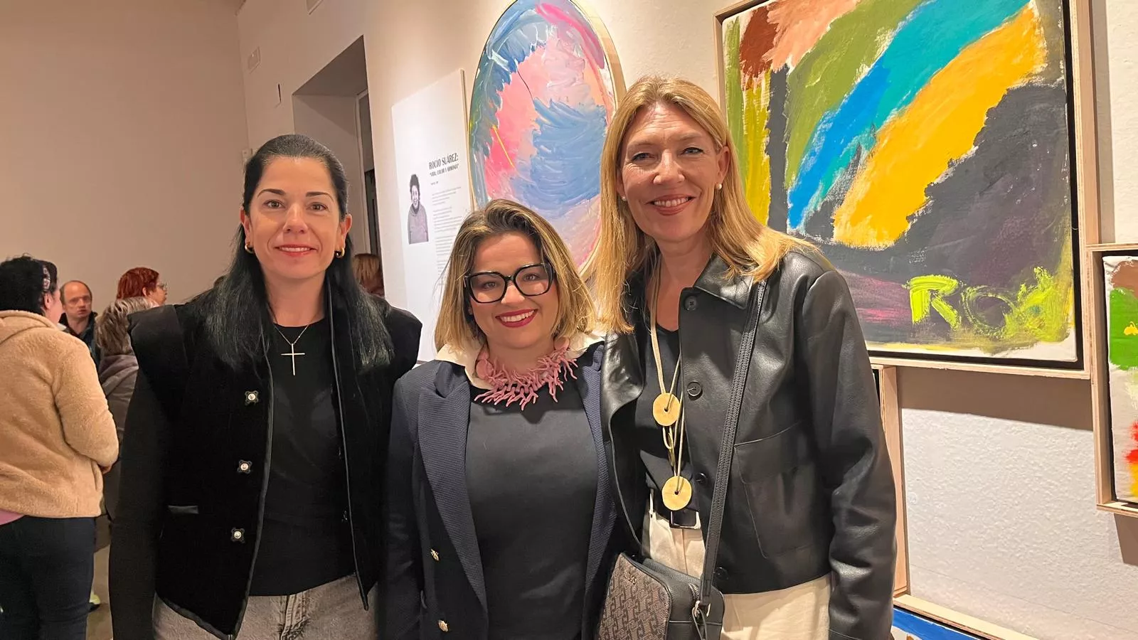 Inauguración de la exposición de Rocío Suárez en el Centro Cultural Manuel Benito Moliner. Foto Mercedes Manterola