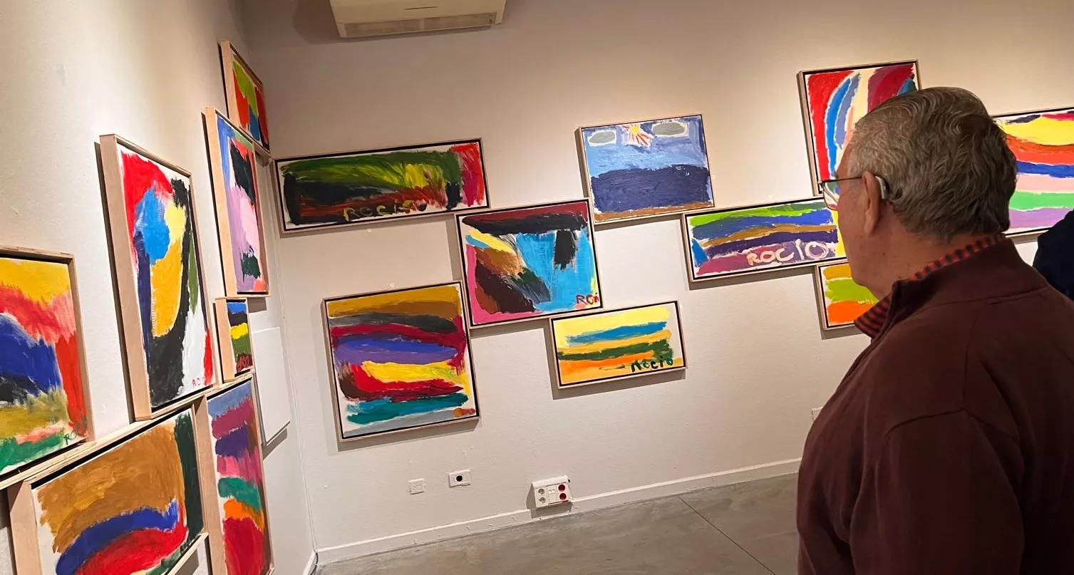 Inauguración de la exposición de Rocío Suárez en el Centro Cultural Manuel Benito Moliner. Foto Mercedes Manterola