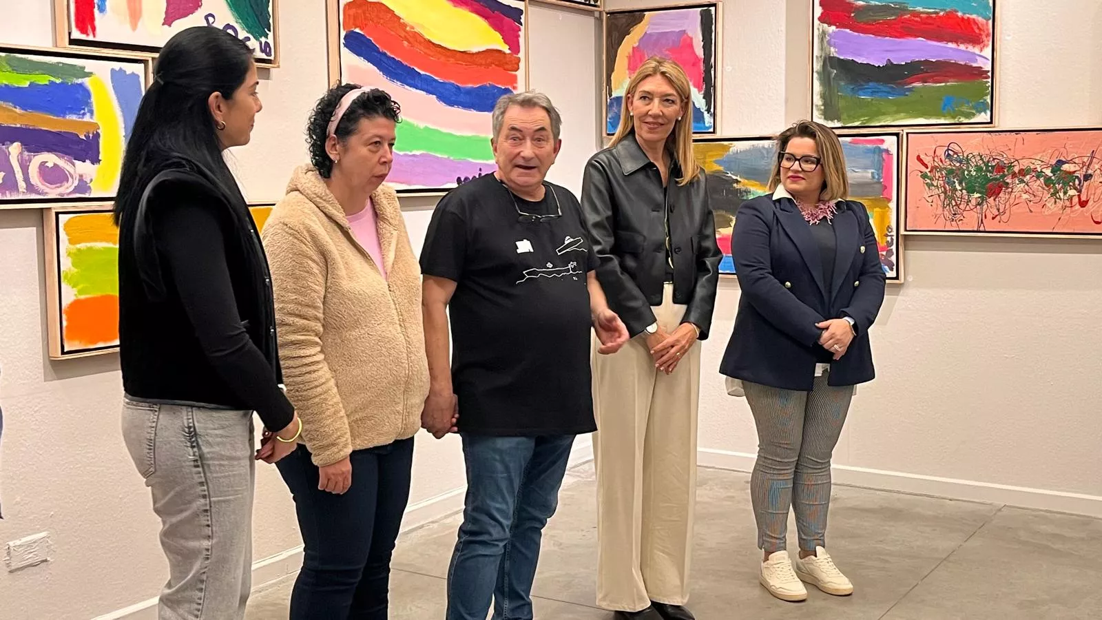 Inauguración de la exposición de Rocío Suárez en el Centro Cultural Manuel Benito Moliner. Foto Mercedes Manterola