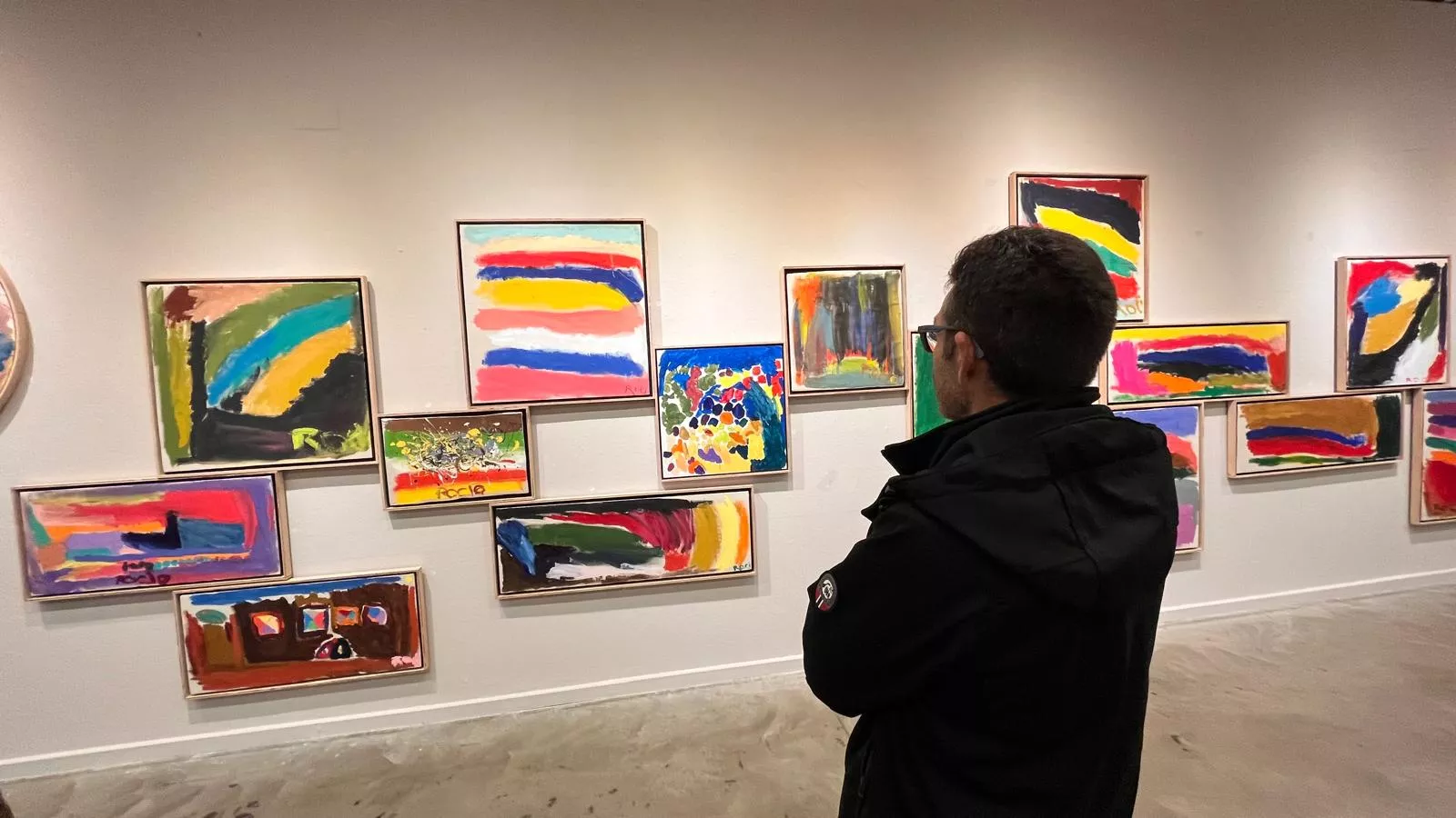 Inauguración de la exposición de Rocío Suárez en el Centro Cultural Manuel Benito Moliner. Foto Mercedes Manterola