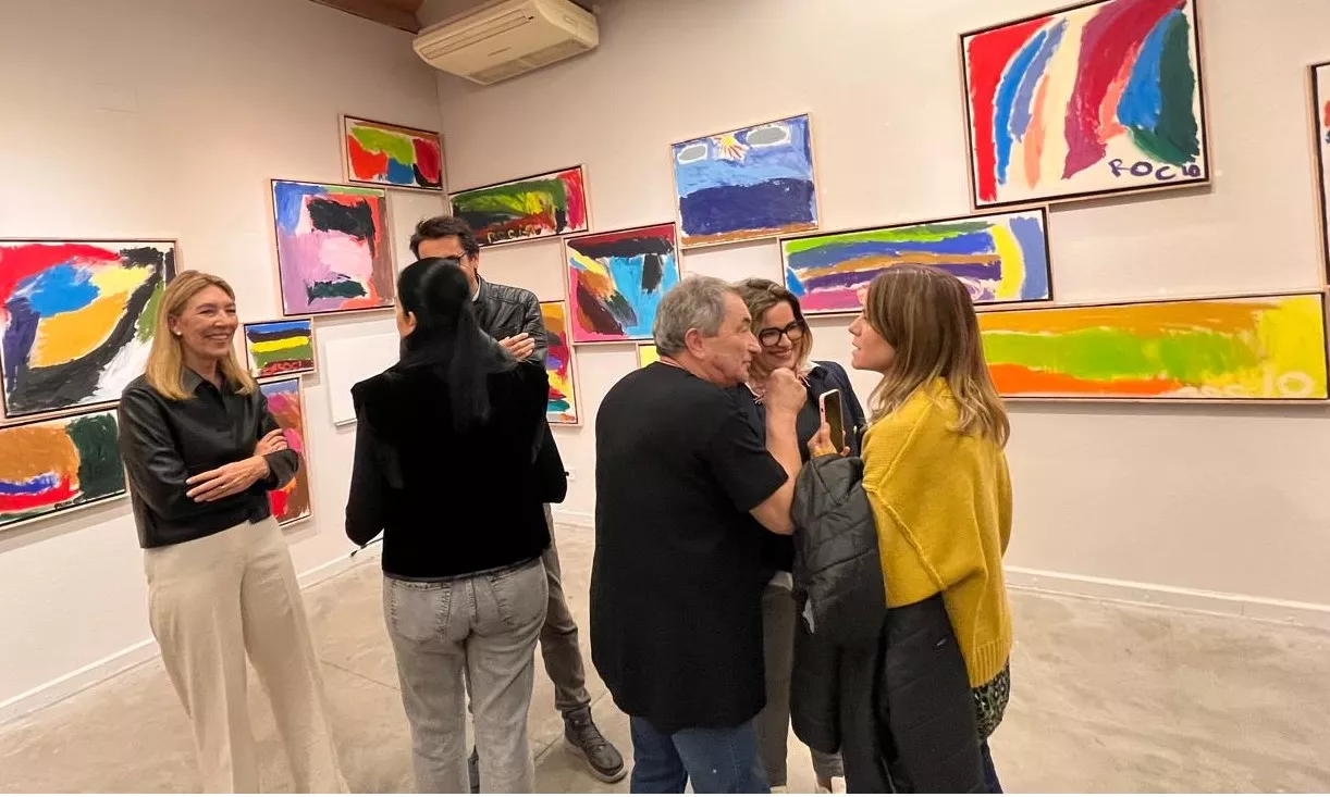 Inauguración de la exposición de Rocío Suárez en el Centro Cultural Manuel Benito Moliner. Foto Mercedes Manterola