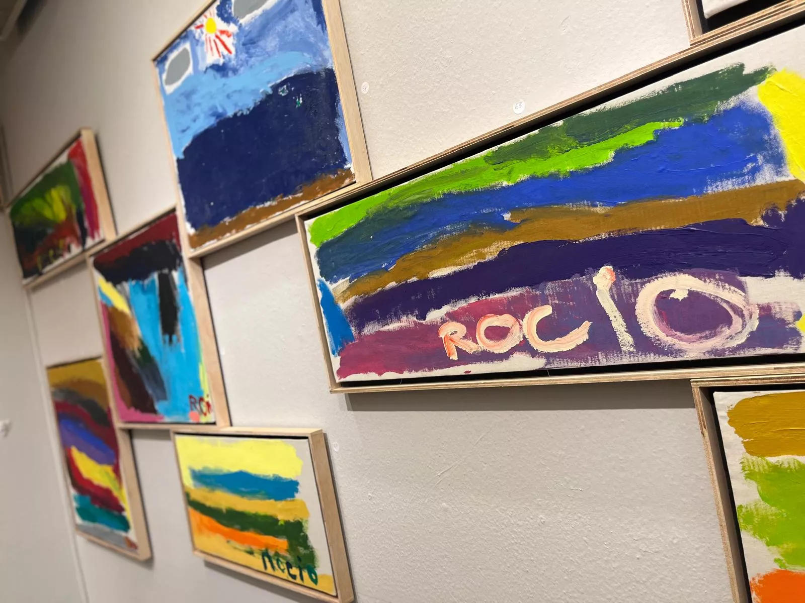 Inauguración de la exposición de Rocío Suárez en el Centro Cultural Manuel Benito Moliner. Foto Mercedes Manterola