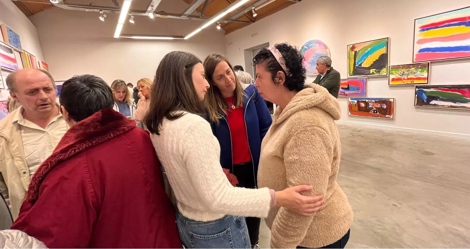 Inauguración de la exposición de Rocío Suárez en el Centro Cultural Manuel Benito Moliner. Foto Mercedes Manterola