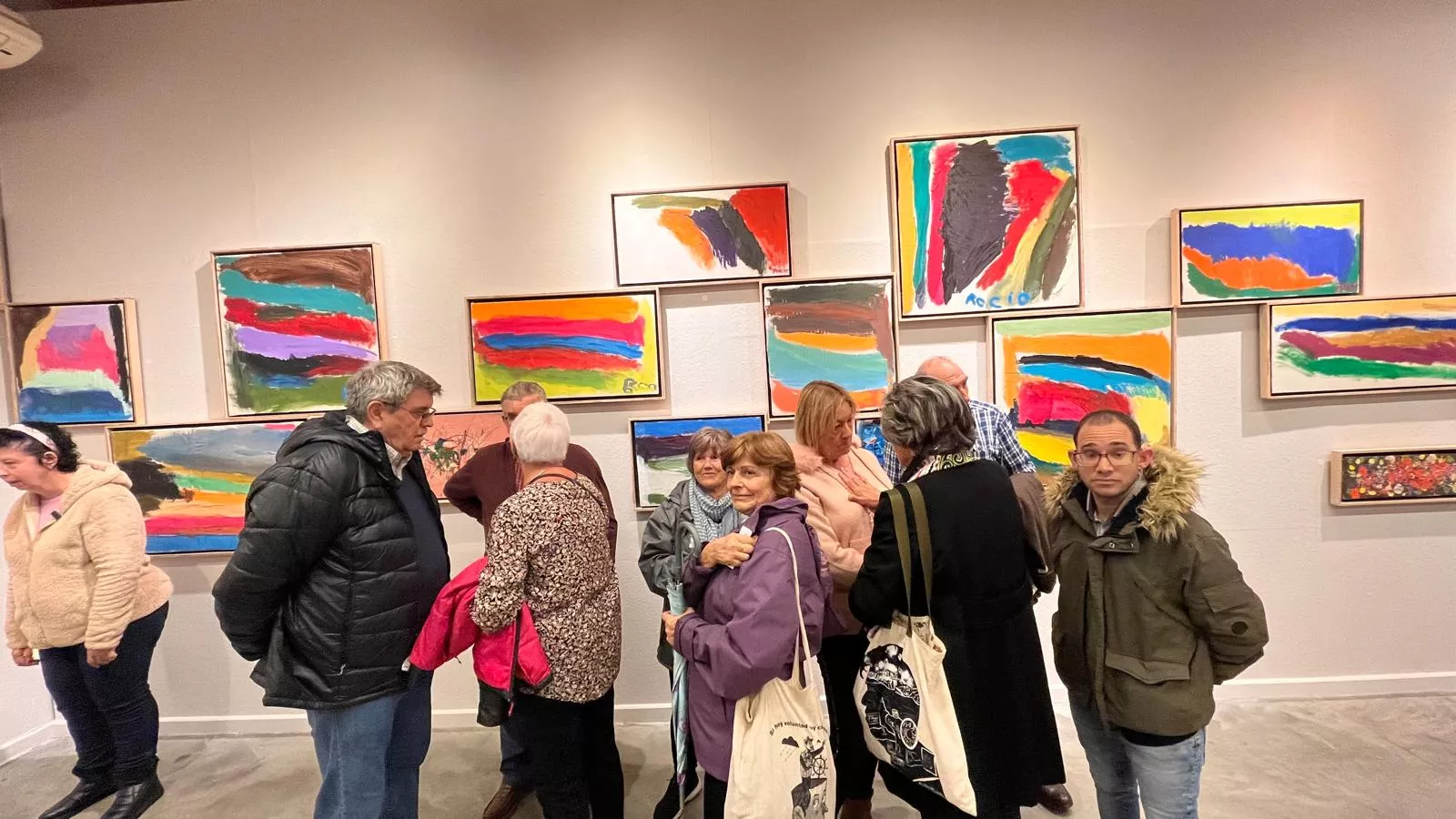 Inauguración de la exposición de Rocío Suárez en el Centro Cultural Manuel Benito Moliner. Foto Mercedes Manterola