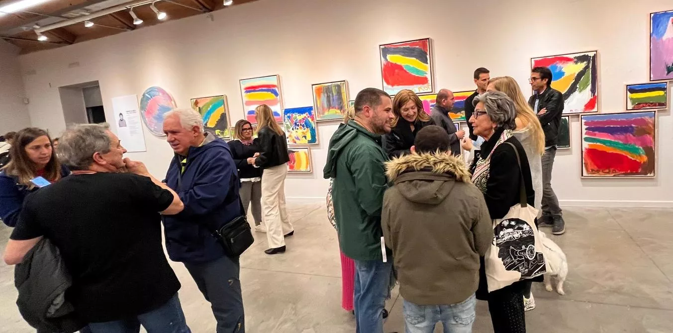 Inauguración de la exposición de Rocío Suárez en el Centro Cultural Manuel Benito Moliner. Foto Mercedes Manterola