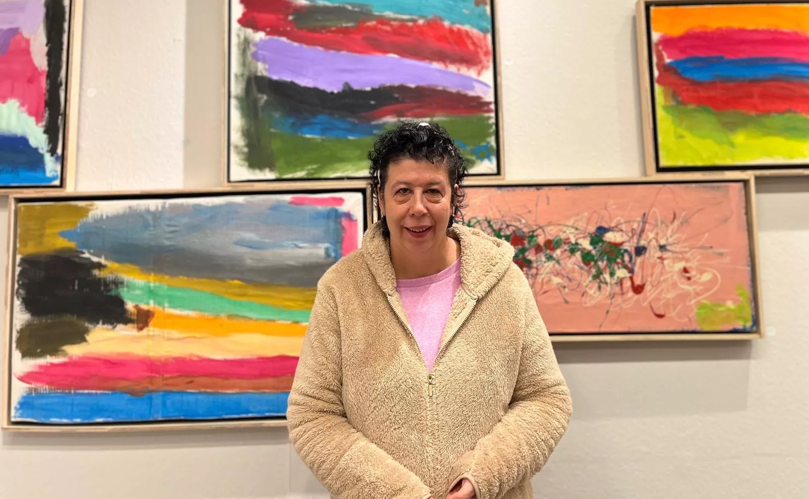 Inauguración de la exposición de Rocío Suárez en el Centro Cultural Manuel Benito Moliner. Foto Mercedes Manterola